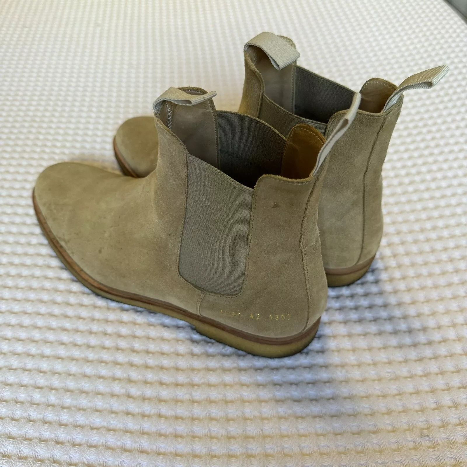 Common Projects Common Projects Tan Chelsea Boots Size 42 EU Size US 9 / EU 42 - 2 Thumbnail