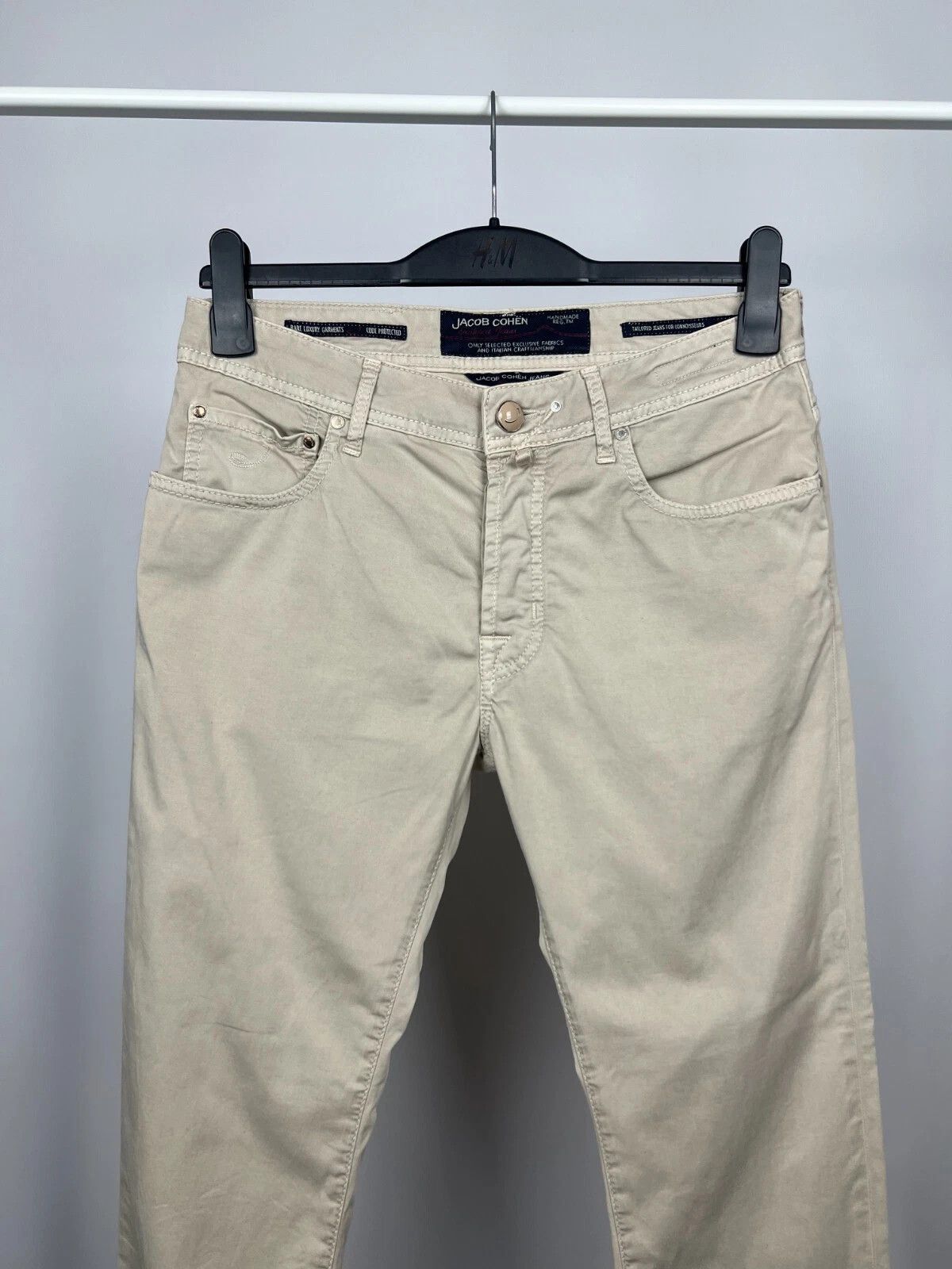 Jacob Cohen Jacob Cohen Beige Casual Handmade Italian Tailored Jeans Size US 30 / EU 46 - 2 Thumbnail