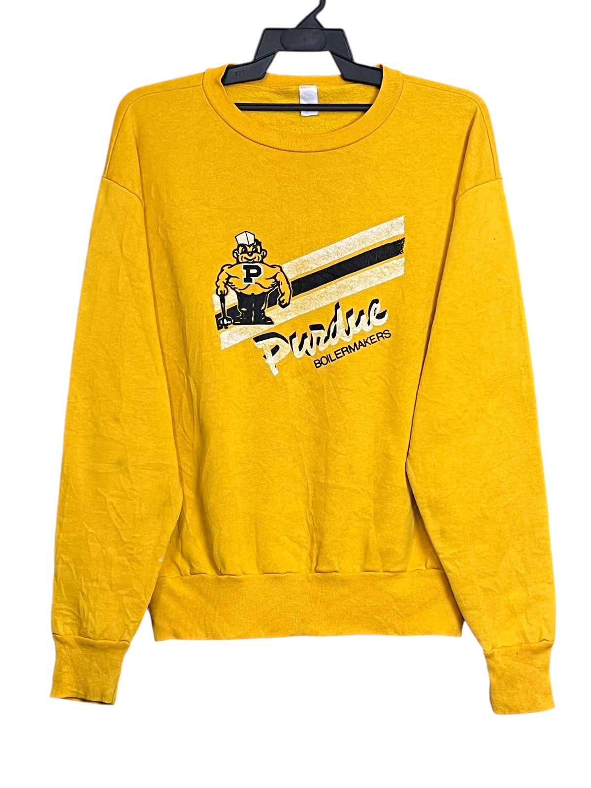 Vintage RARE🔥VINTAGE PURDUE BOILERMAKERS TEAM PULLOVER SWEATSHIRT Size US XL / EU 56 / 4 - 1 Thumbnail