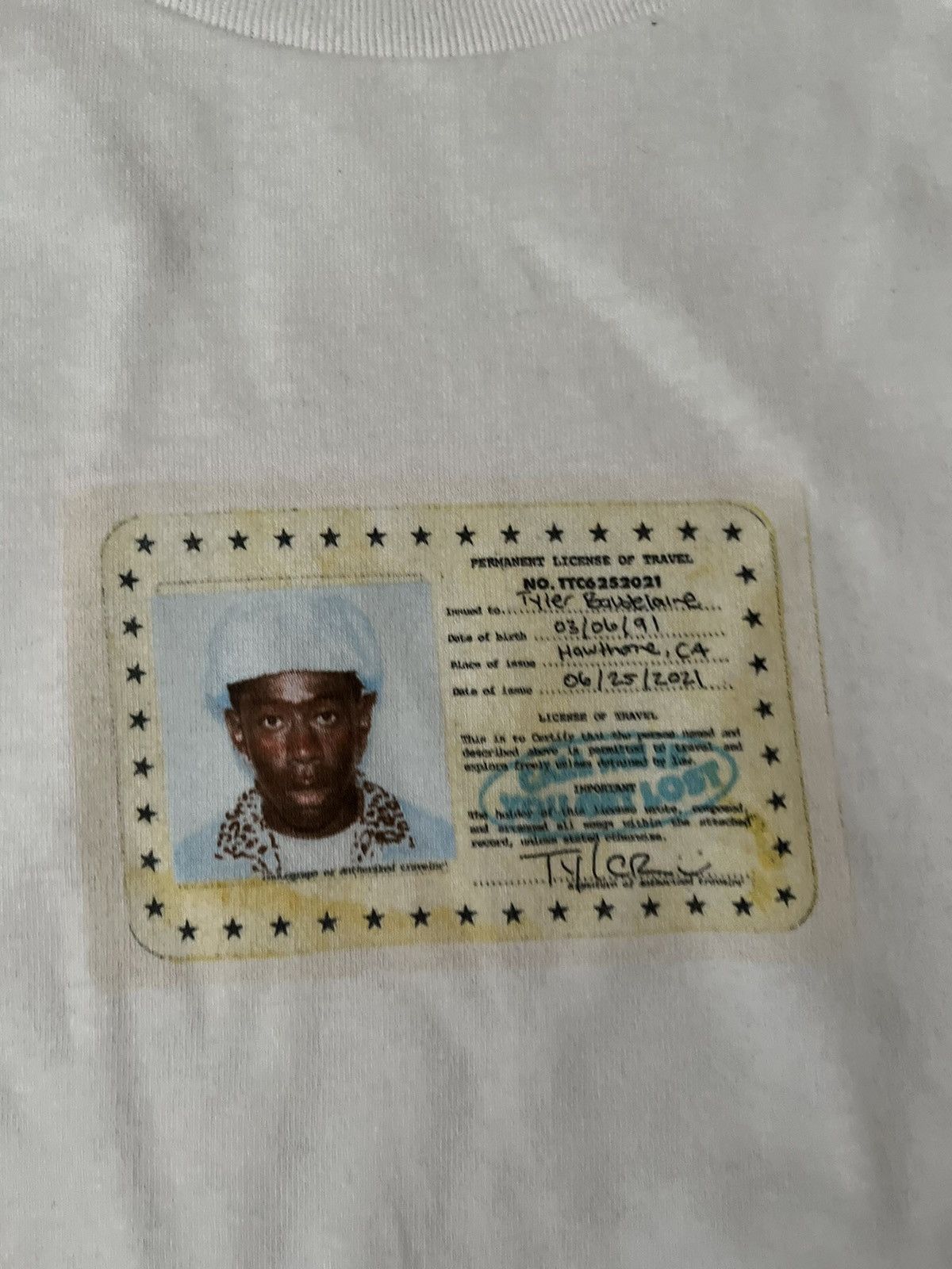 Golf Wang Golf Wang License Tee Size US M / EU 48-50 / 2 - 4 Thumbnail