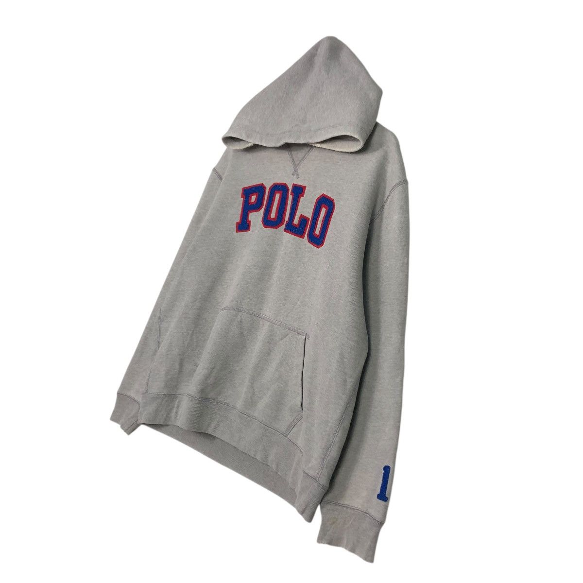 Polo Ralph Lauren 🔥VINTAGE HOODIE PULL OVER POLO RALPH LAUREN BIG LOGO SPELL Size US L / EU 52-54 / 3 - 4 Thumbnail