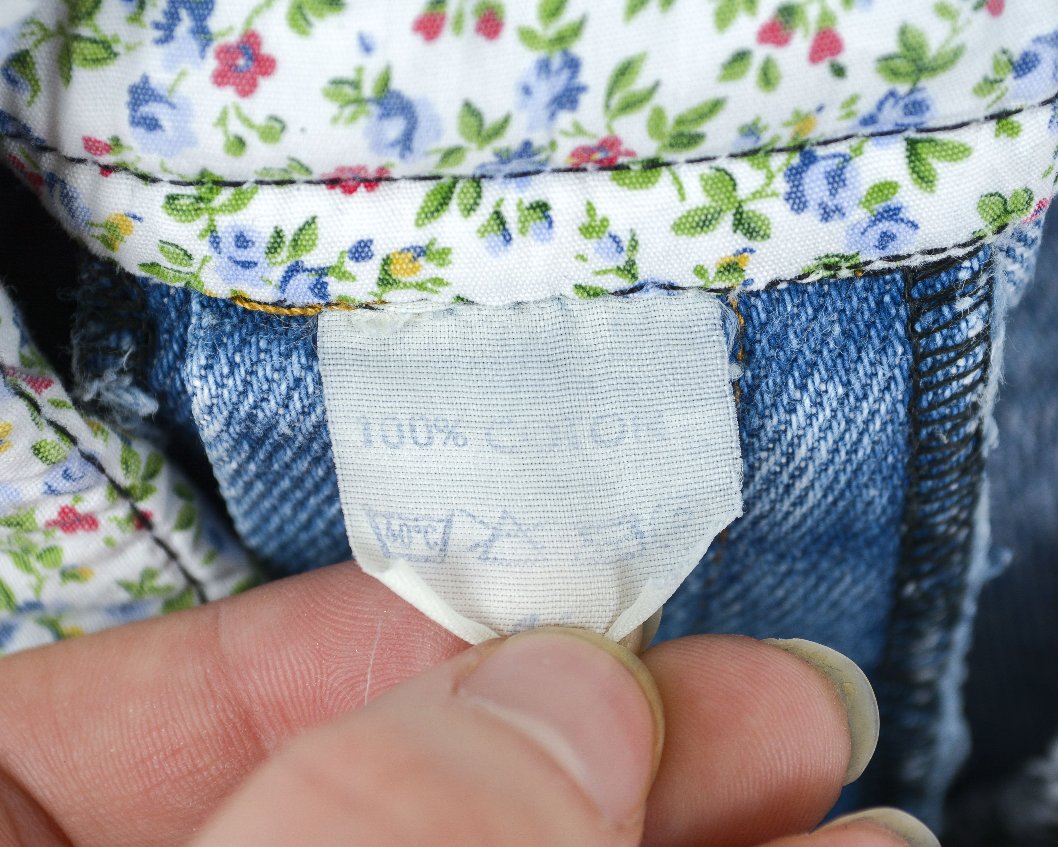 Other × Vintage Denim Shorts Overalls Jean Dungaree Jumpsuit Romper Playsuit Size 29" - 8 Thumbnail
