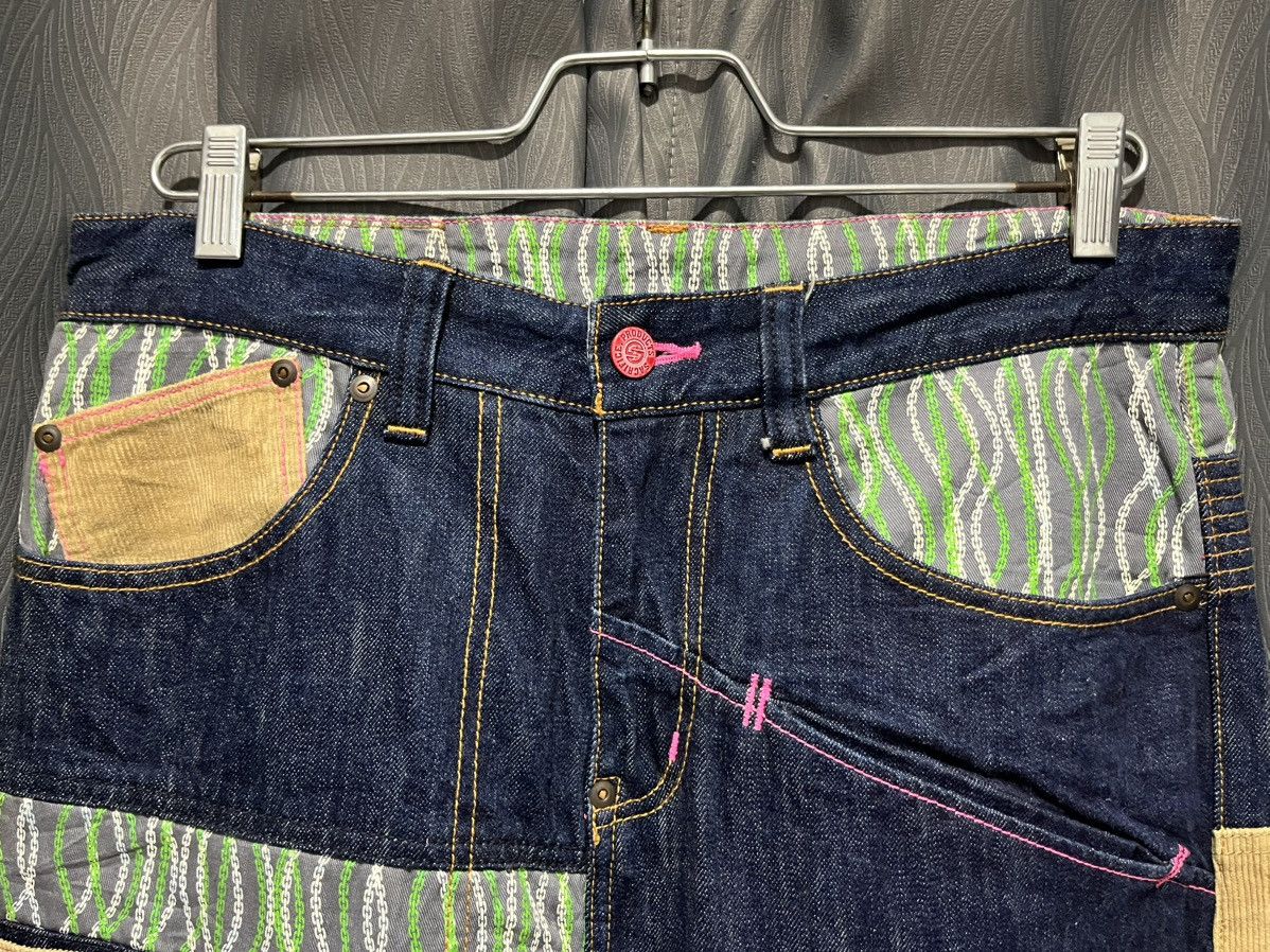 Japanese Brand × Kansai Yamamoto SACRIFICE Patchwork and Collage Fashion Jeans Size US 32 / EU 48 - 8 Thumbnail