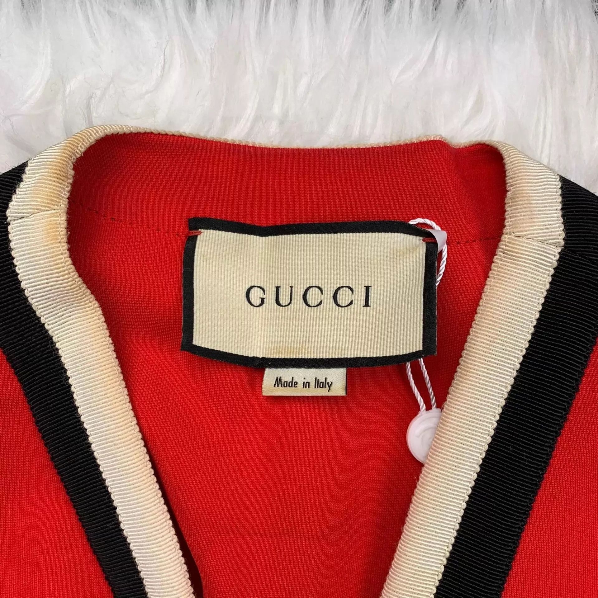 Gucci GUCCI women's Red Short-Sleeve Dress M Size M / US 6-8 / IT 42-44 - 3 Thumbnail