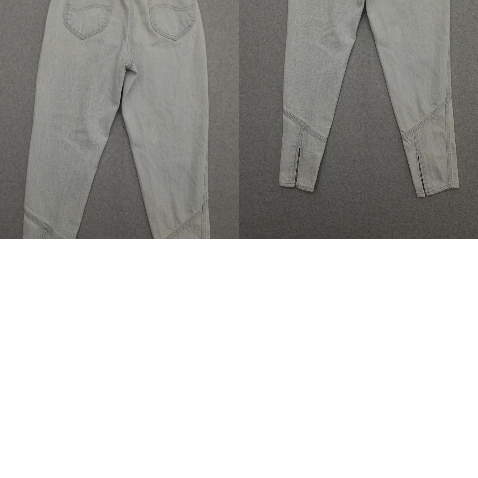Lee Vtg Lee Jeans Pants Denim Acid Wash Tapered Womens Juniors 7 (7X28) *SEE PICS Size 28" / US 6 / IT 42 - 10 Thumbnail