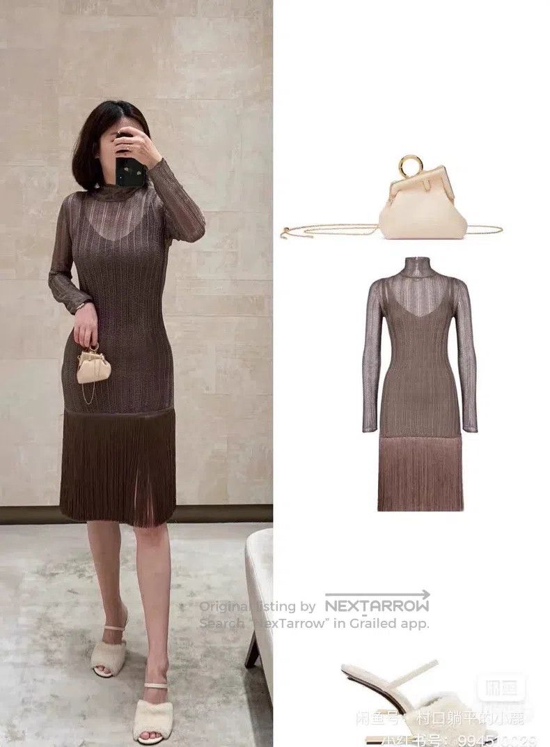Fendi Fendi Dress Size XS / US 0-2 / IT 36-38 - 9 Thumbnail
