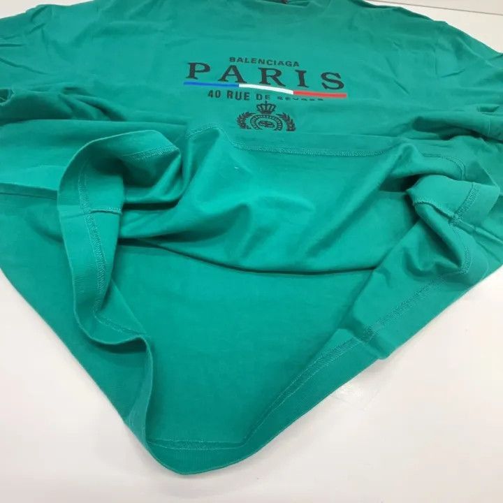 Balenciaga Balenciaga Balenciaga Paris Logo Short Sleeve Tshirt -2507 Size US L / EU 52-54 / 3 - 9 Thumbnail