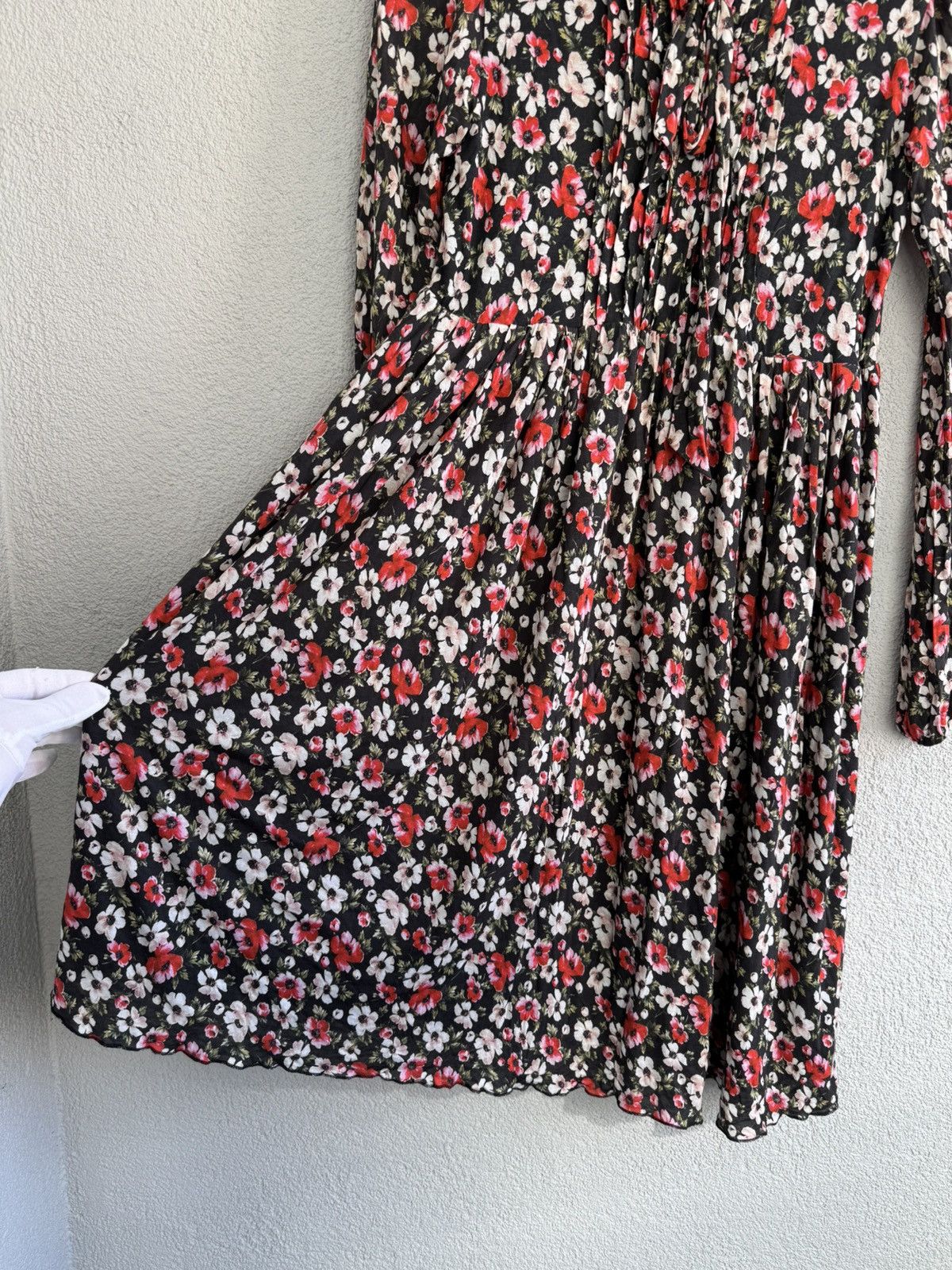 Dolce & Gabbana Dolce & Gabbana Dress Floral Long Sleeve Size XXS / US 00 / IT 34 - 5 Thumbnail