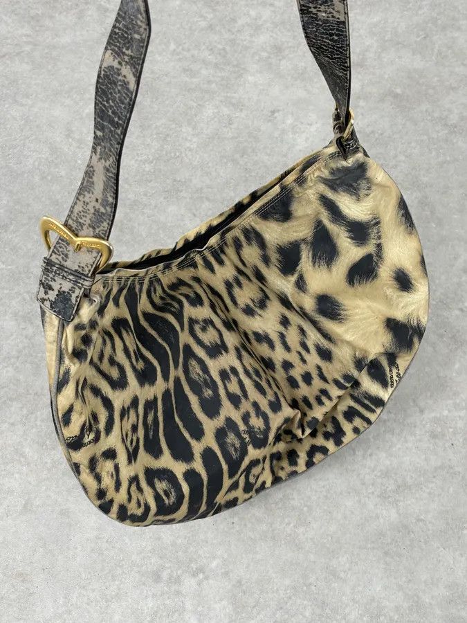 Roberto Cavalli 2000s Roberto Cavalli Leopard Shoulder Bag Size ONE SIZE - 7 Thumbnail