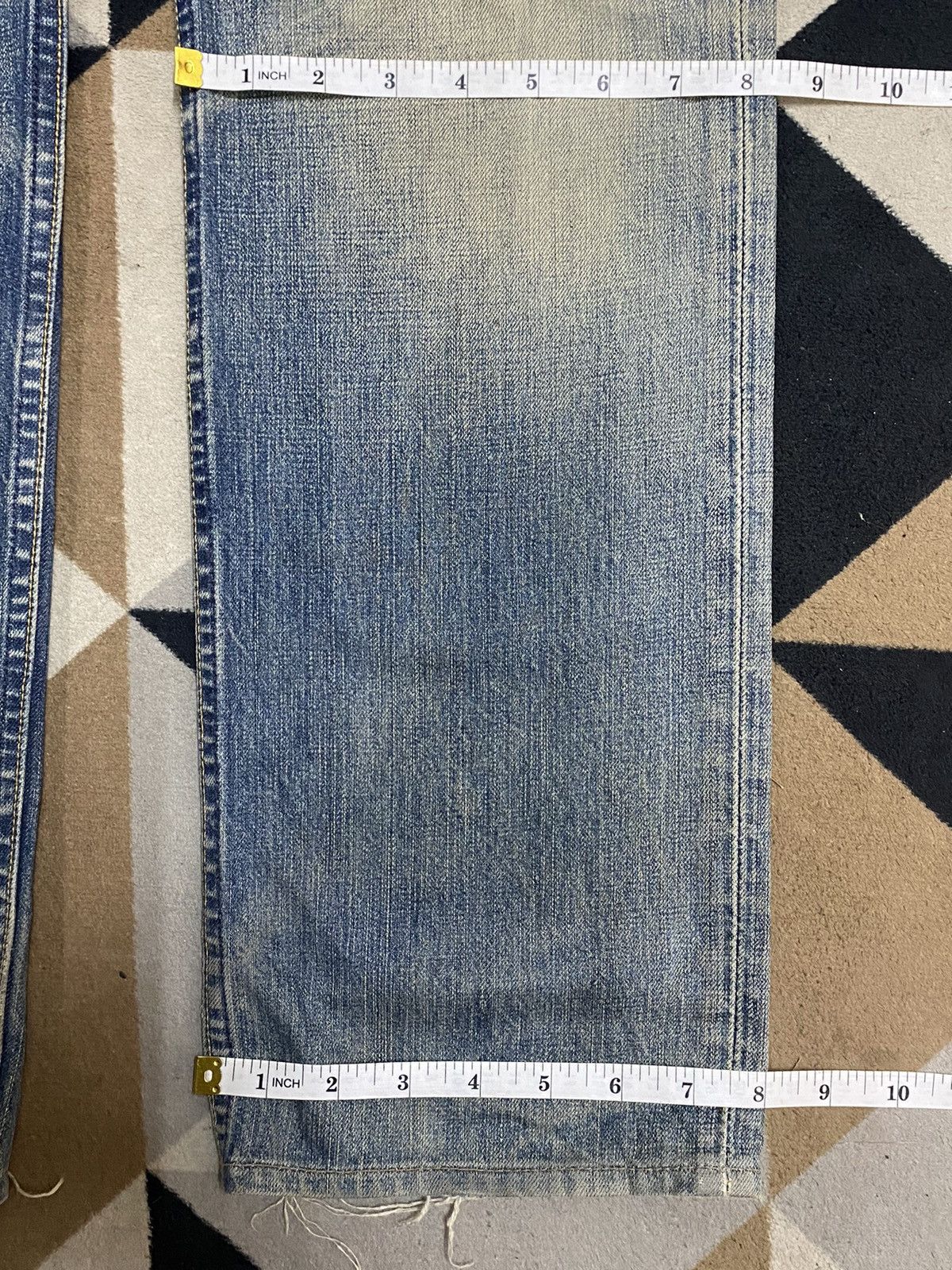 Levi's Vintage Levis 502 Mud Wash Distressed Loose Jeans Size US 31 - 16 Thumbnail