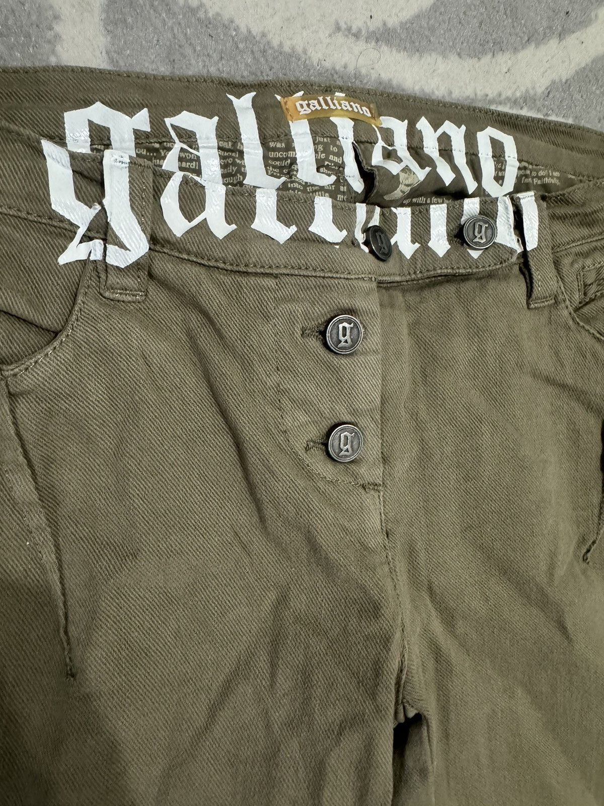 John Galliano Galliano Pants Size 28" / US 6 / IT 42 - 7 Thumbnail