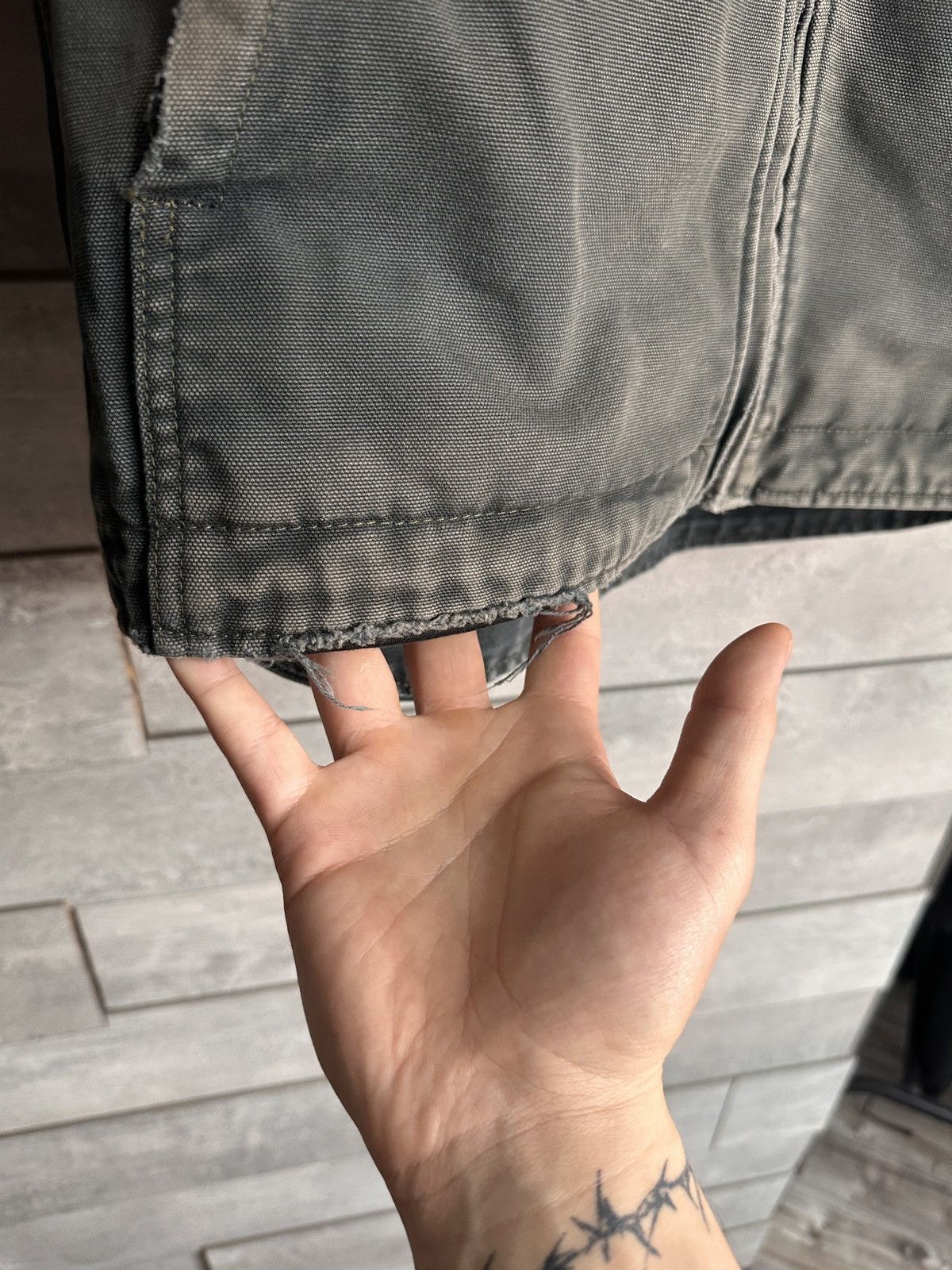 Carhartt Vintage Carhartt Workwear Jacket Washed Distressed Size US S / EU 44-46 / 1 - 9 Thumbnail