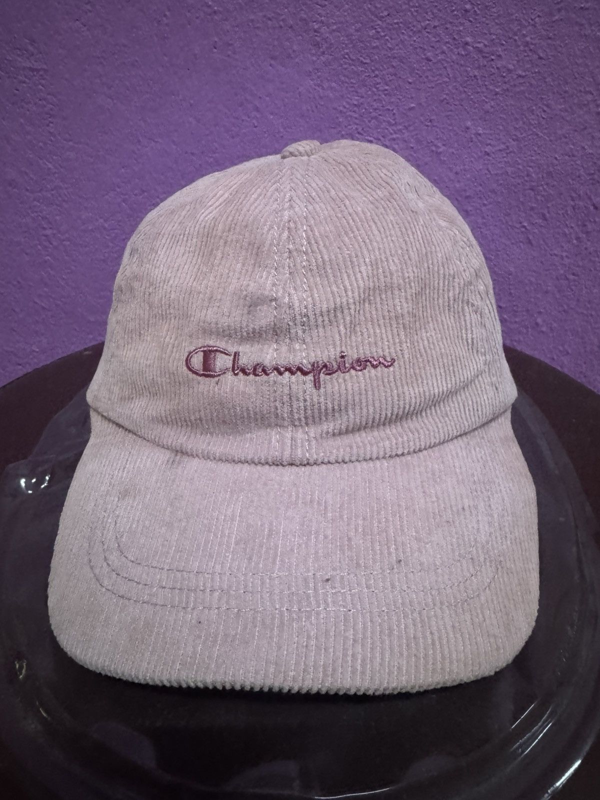 Champion Champion Corduroy Strapback Cap Hat One Size Size ONE SIZE - 1 Thumbnail