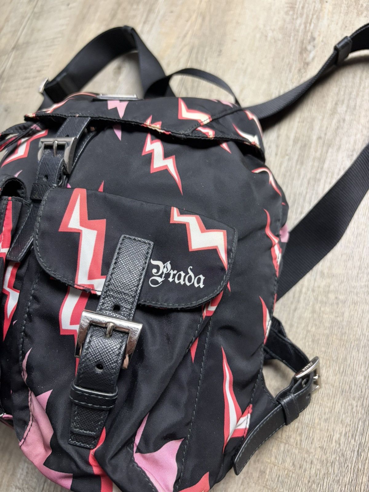 Prada × Universal Studios Prada Universal Frankenstein Lightning bag Size ONE SIZE - 2 Thumbnail