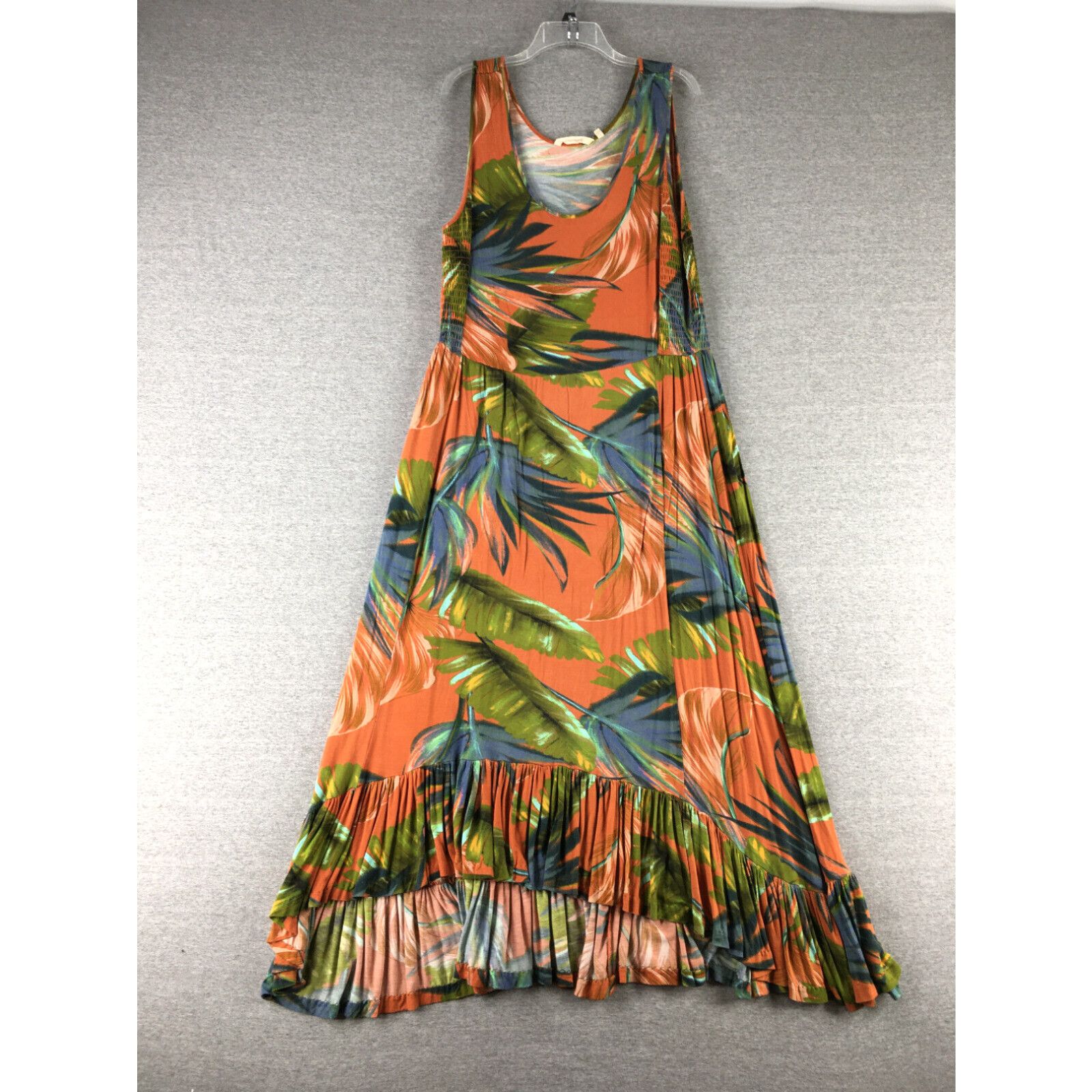 Vintage Soft Surroundings Dress Womens Extra Large Maxi Floral Long Sundress  Tropical | Grailed