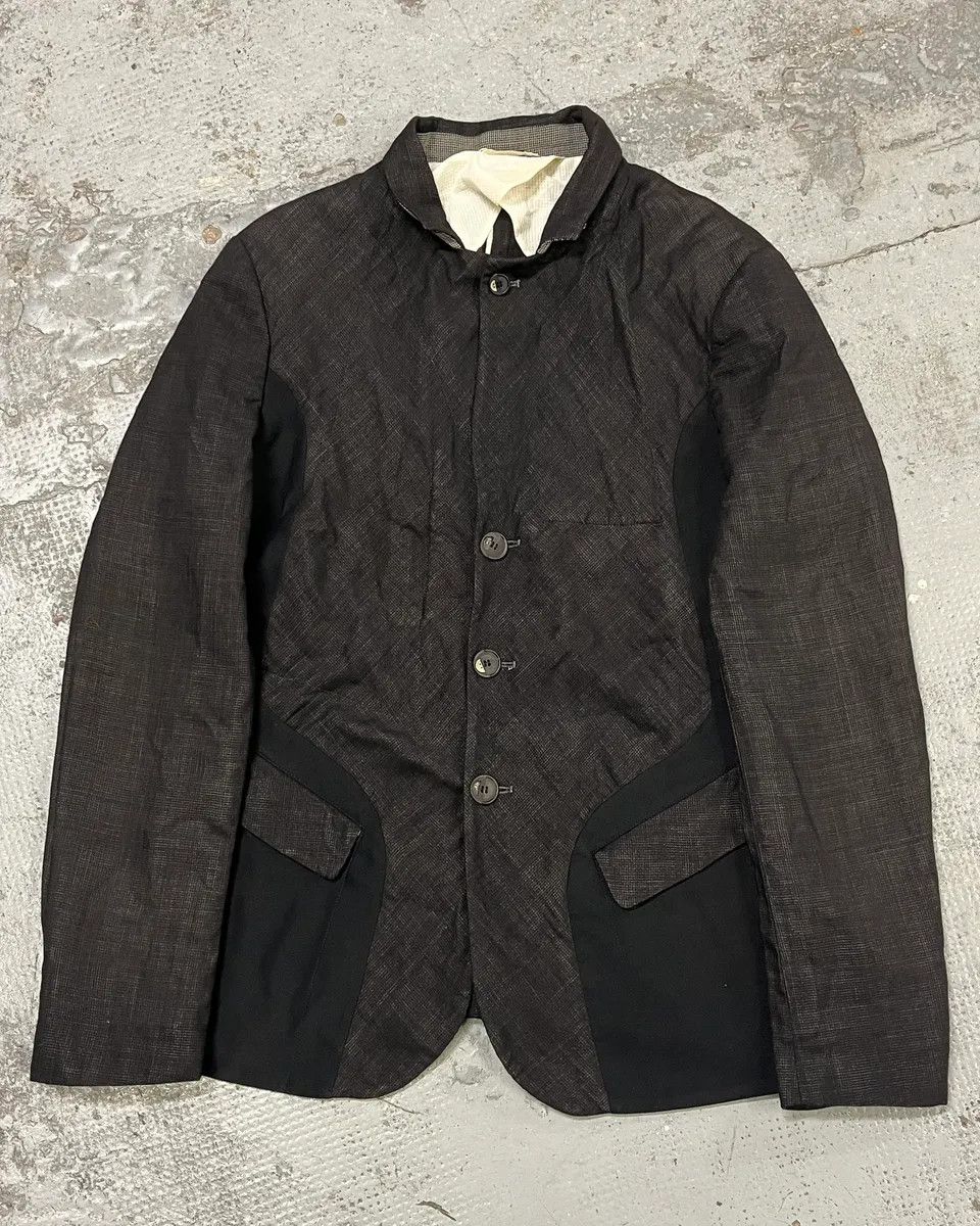 Marithe + Francois Girbaud 2000s Marithé + François Girbaud Black Light Blazer Jacket Size 44R - 1 Thumbnail