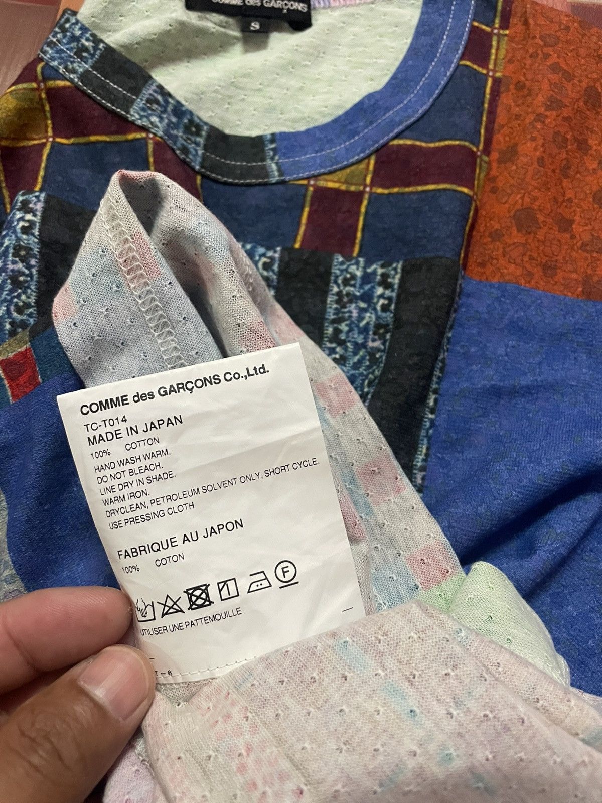 Comme des Garcons tricot Comme des Garçons multi-pattern patchwork t-shirt. Size S / US 4 / IT 40 - 6 Thumbnail