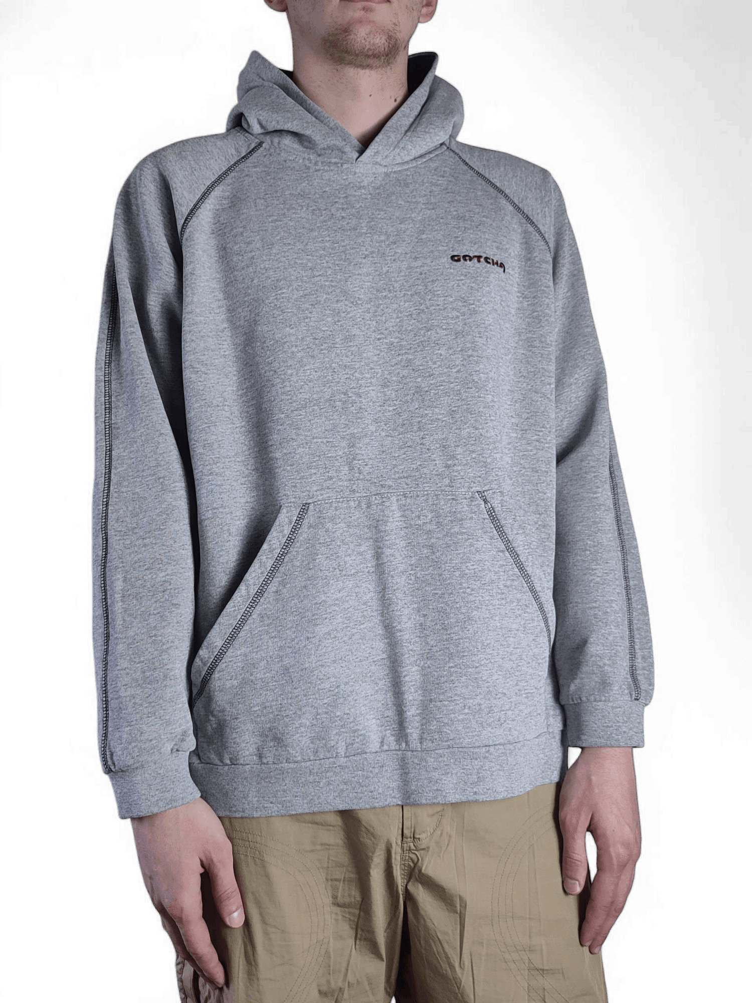 Gotcha Vintage Gotcha Hoodie Size US XL / EU 56 / 4 - 16 Thumbnail