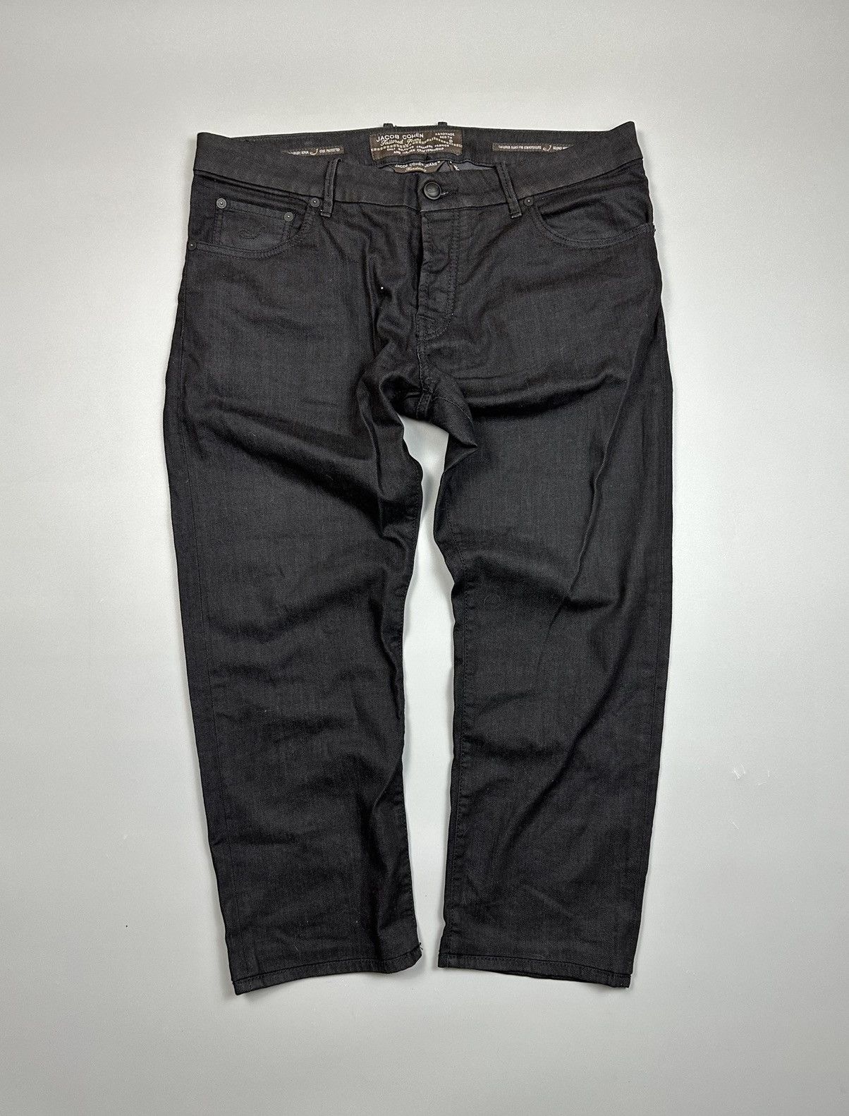 Jacob Cohen Jacob Cohen Black Wide Fit Jeans Size US 38 / EU 54 - 1 Thumbnail