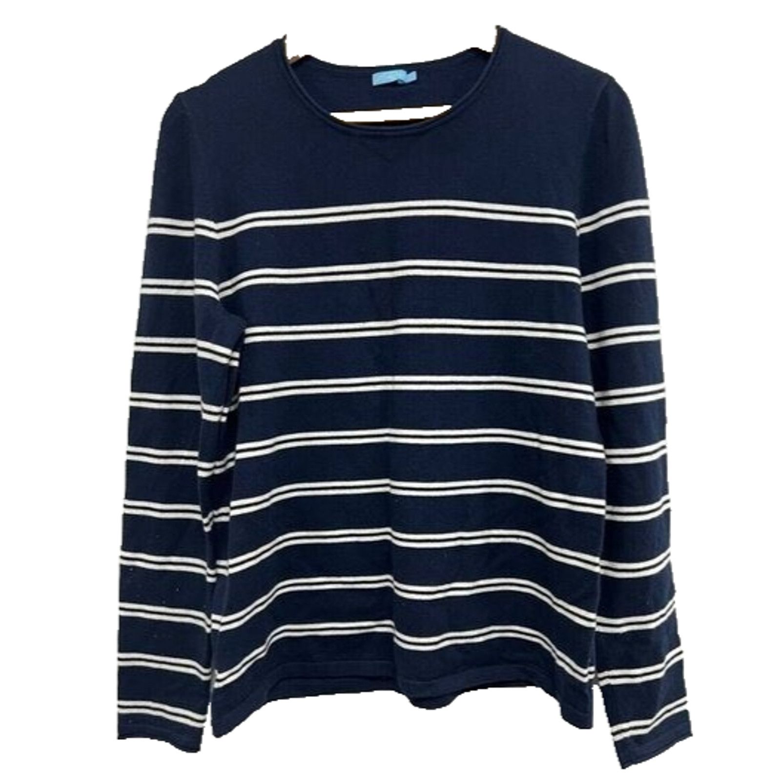 J.McLaughlin J Mclaughlin Women Poet Sweater Stripe Modal Size L A001420 Size L / US 10 / IT 46 - 1 Thumbnail