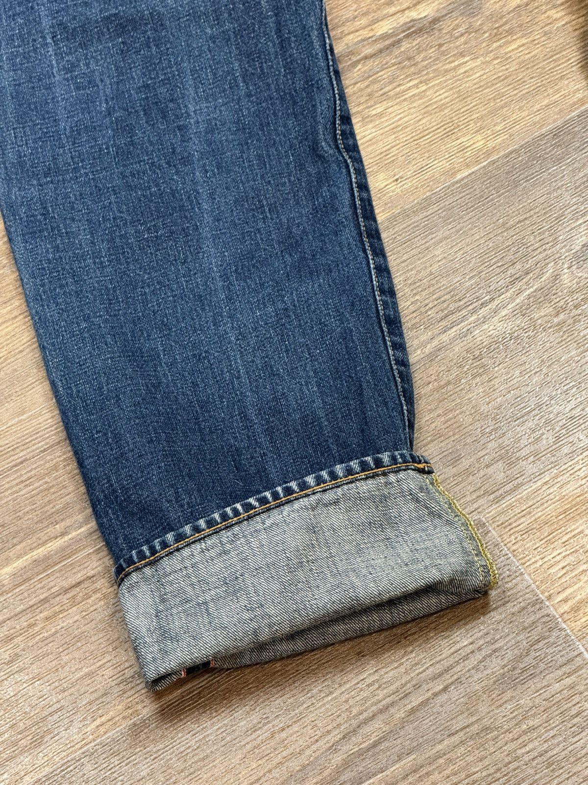 Garbstore Mens Garbstore Indigo Farm Japanese Blue Denim Selvedge Pant Size US 36 / EU 52 - 14 Thumbnail