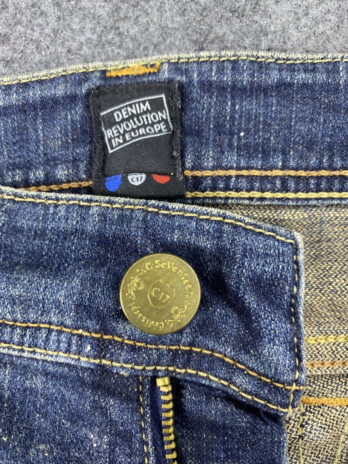 Japanese Brand × Jean C-seventeen Blue Wash bootcut Jeans - J1068 Size 27" / US 4 / IT 40 - 8 Thumbnail