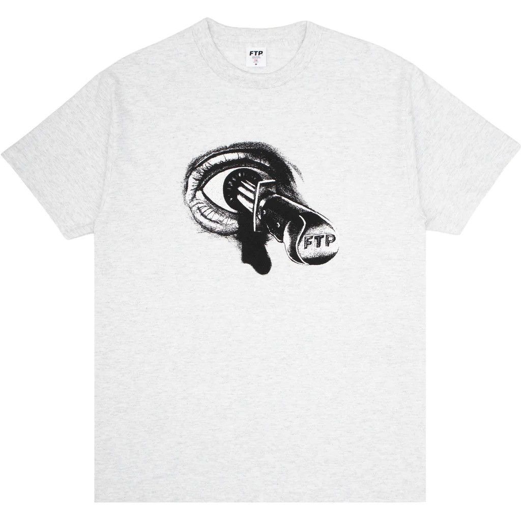 Fuck The Population FTP Pupil Tee Ash Grey Size US L / EU 52-54 / 3 - 9 Thumbnail