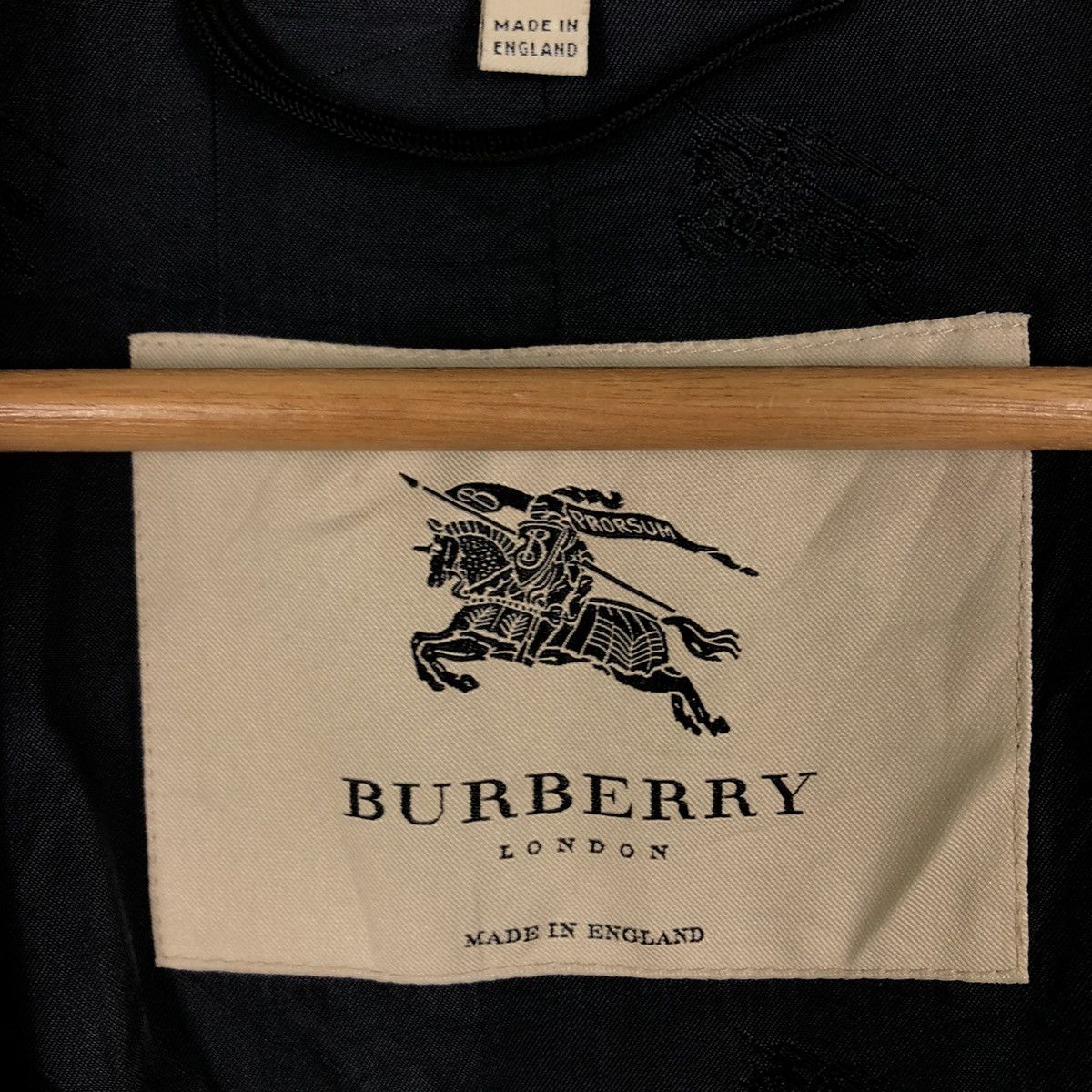 Burberry 🔥VINTAGE BURBERRY LONDON MADE IN ENGLAND LONG JACKET Size US S / EU 44-46 / 1 - 12 Thumbnail