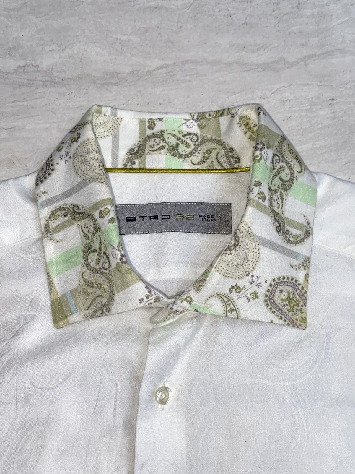 Etro ETRO Motive White Shirt Size US S / EU 44-46 / 1 - 5 Thumbnail