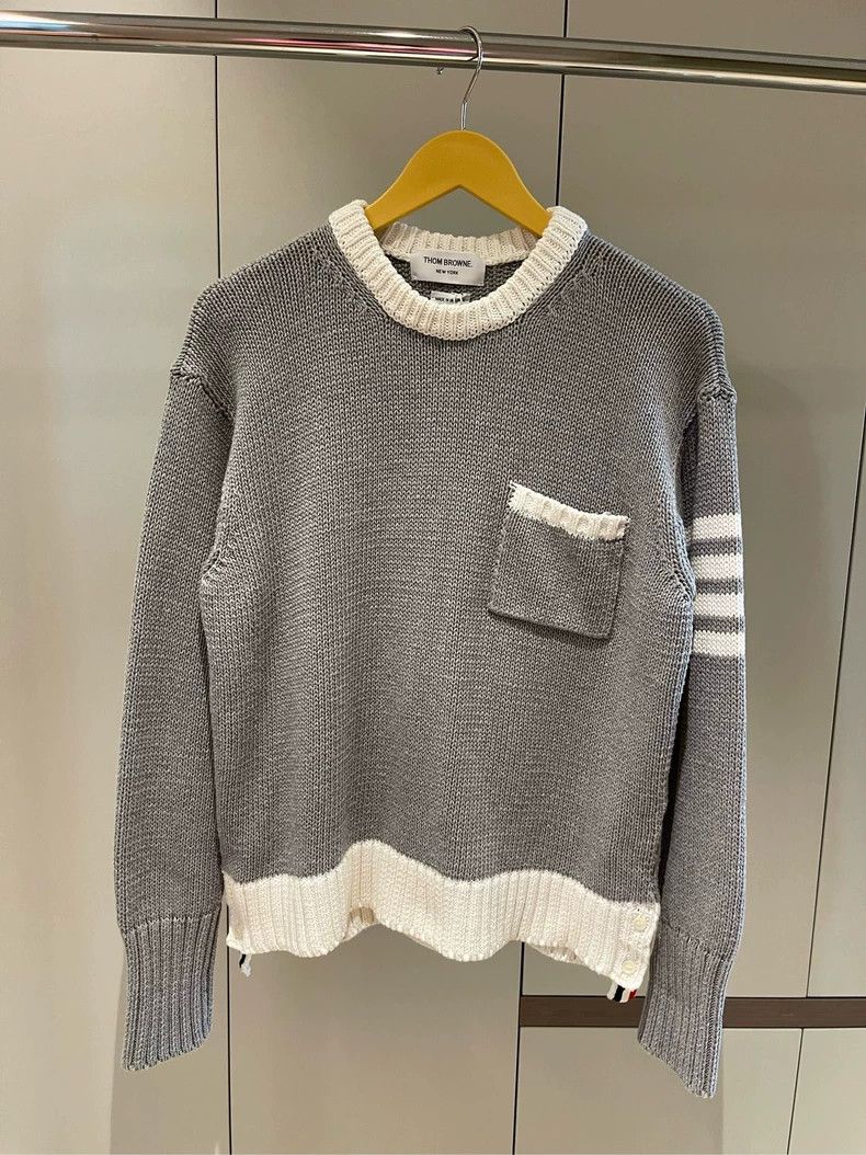Other Thom Browne Round collar sweater Size US M / EU 48-50 / 2 - 3 Thumbnail