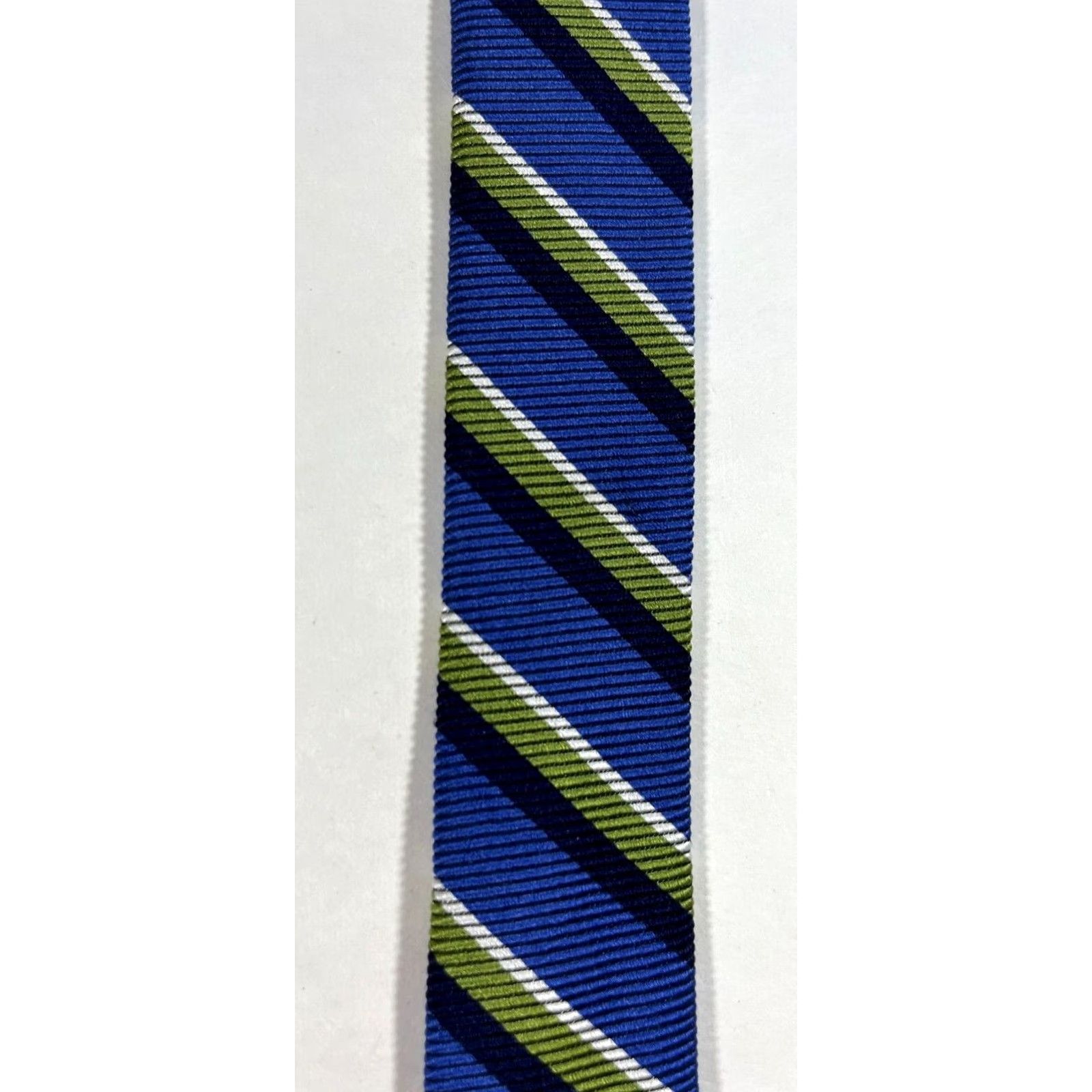 Brooks Brothers Brooks Brothers Makers Men’s Silk Tie Striped 59" Wide Multicolor Woven England Made in USA Mens Size ONE SIZE - 6 Thumbnail