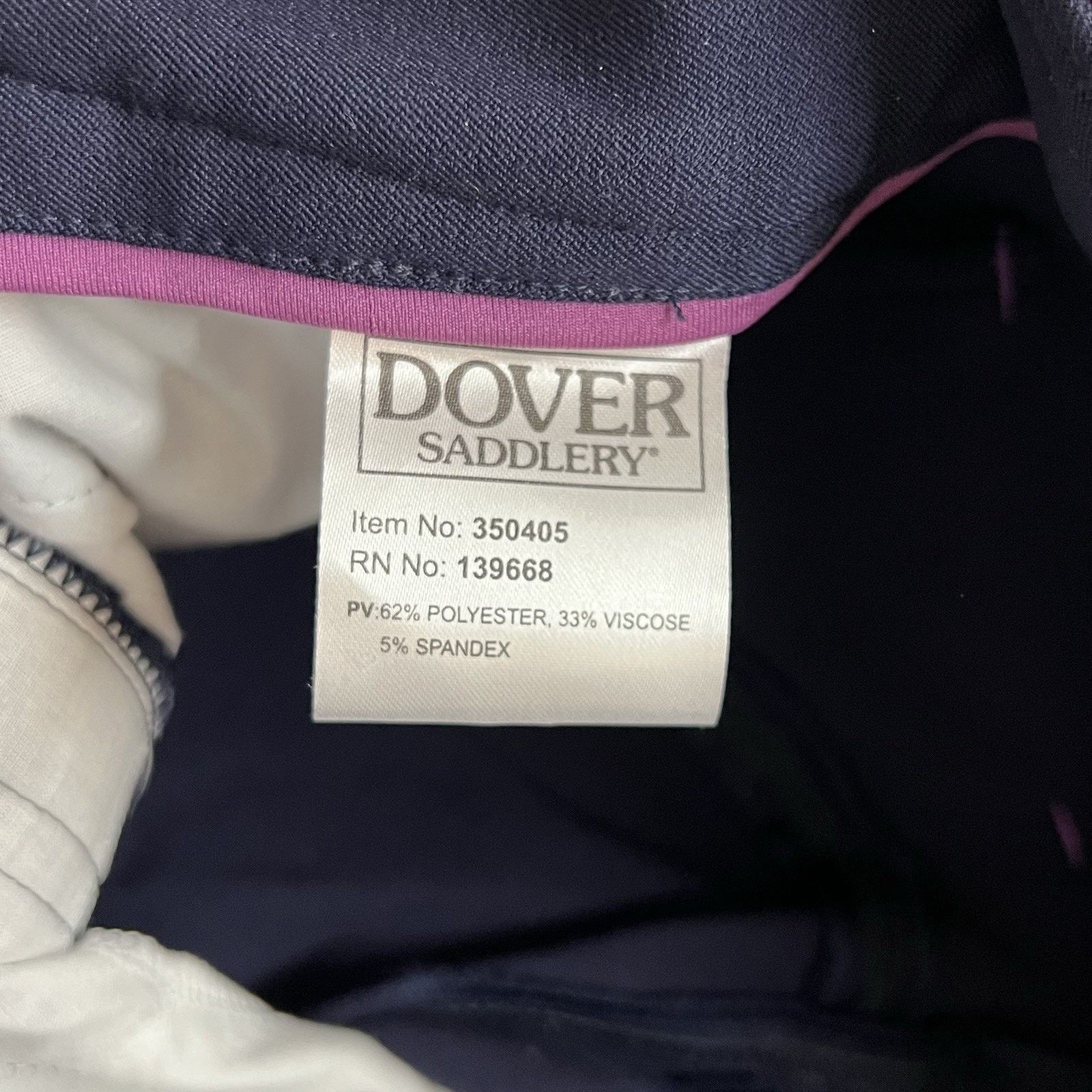 Other NWT Dover Saddlery Wellesley Breeches Girls 14 Riding Size 36" / US 14 / IT 50 - 7 Thumbnail