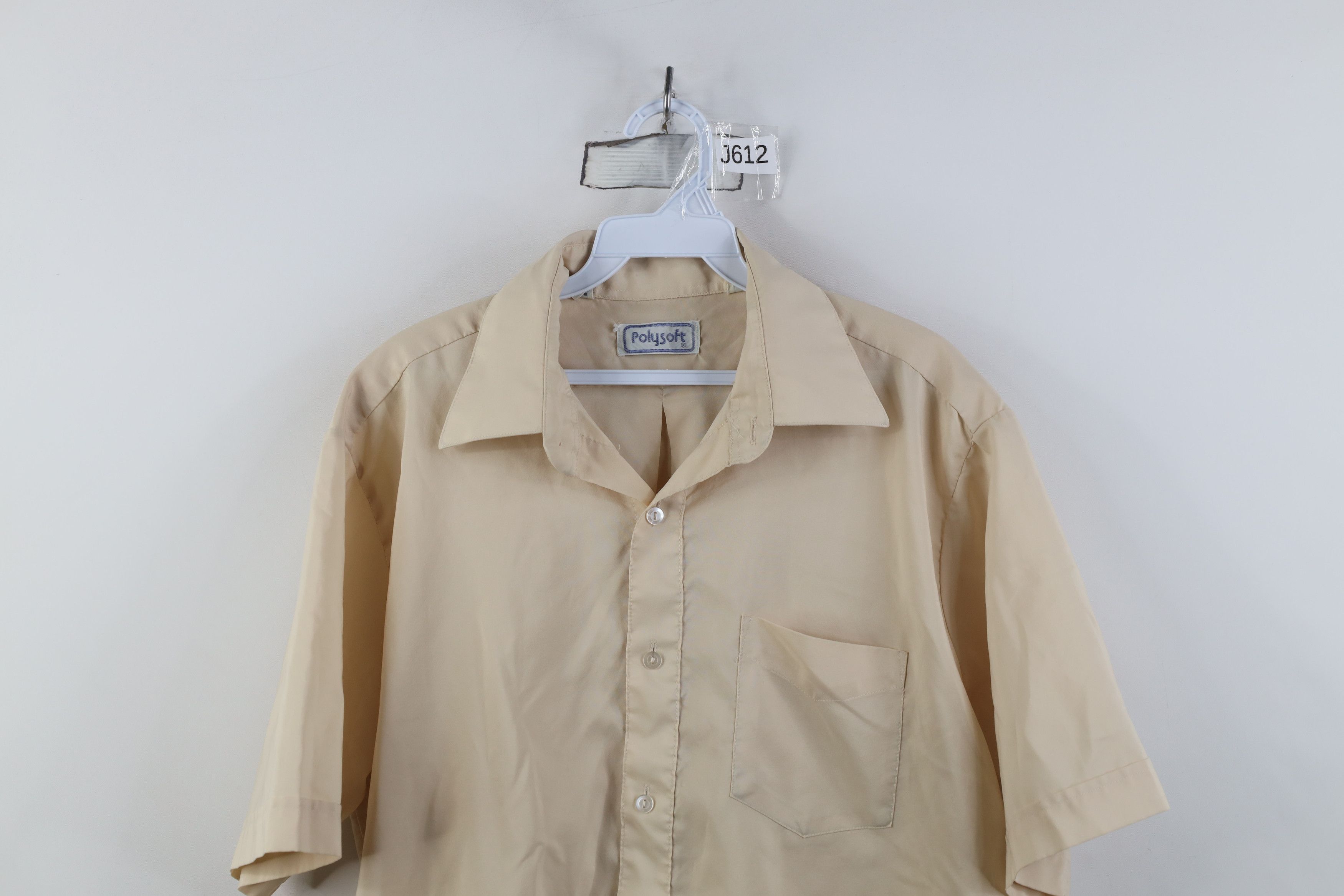 Vintage Vintage 70s Streetwear Short Sleeve Collared Button Shirt Size US M / EU 48-50 / 2 - 2 Thumbnail