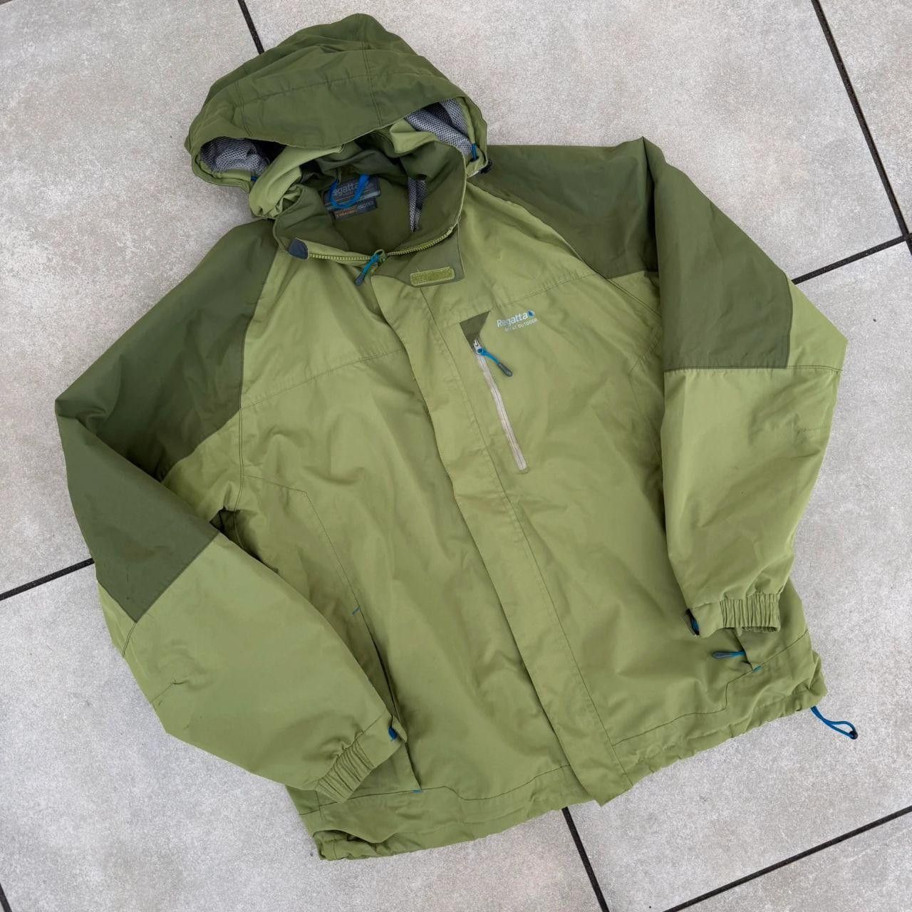 Other Regatta Jacket Gorpcore Waterproof Hooded Green Khaki Size US XXL / EU 58 / 5 - 2 Thumbnail