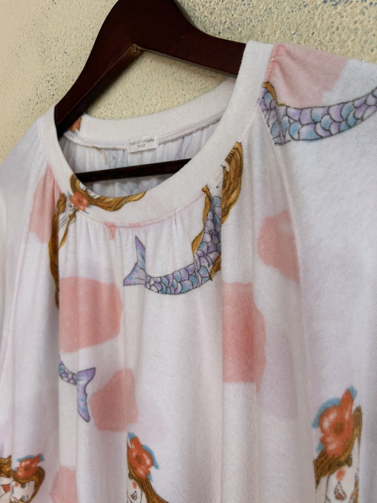 Tsumori Chisato Tsumori Chisato Sleep Mermaid Velvet Tshirt Size L / US 10 / IT 46 - 4 Thumbnail
