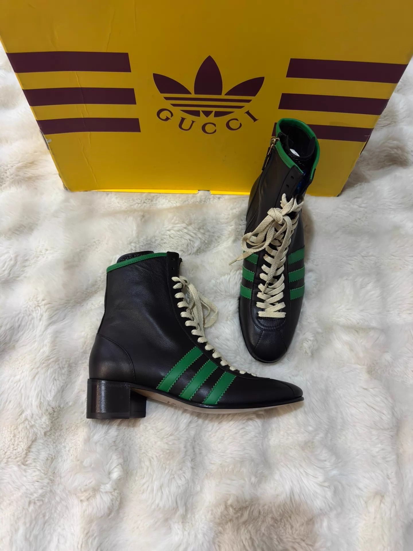 Gucci Gucci Collab Unisex Lace-Up Boots 39 Size US 8.5 / EU 41-42 - 1 Thumbnail