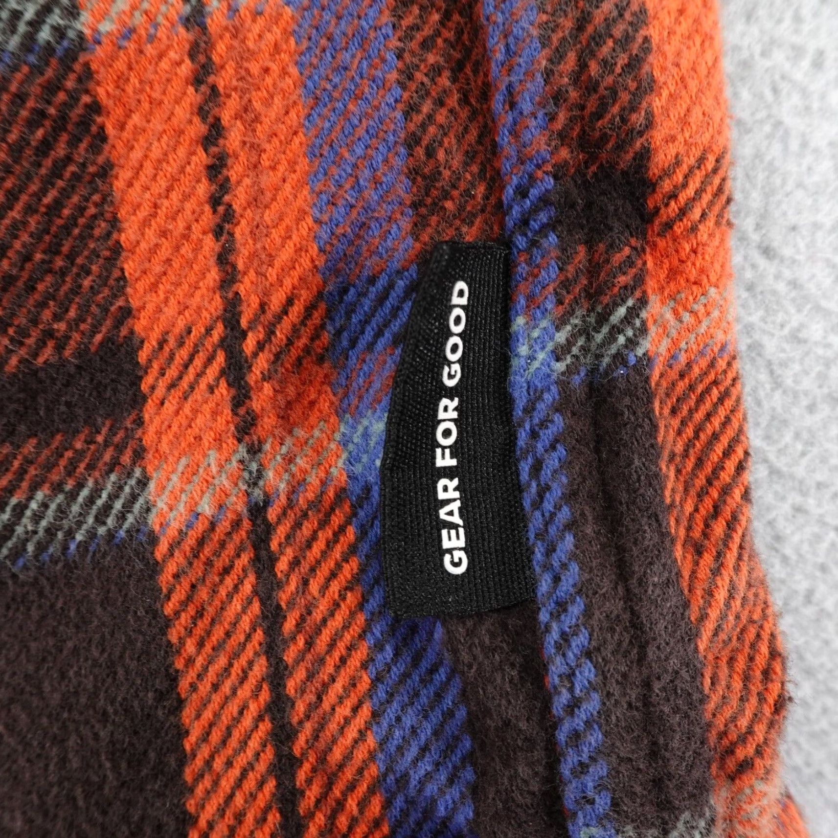 Cotopaxi VINTAGE Cotopaxi Flannel Shirt Mens Medium Orange Blue Plaid Button-Up Organic Cotton Outdoor Size US M / EU 48-50 / 2 - 5 Thumbnail
