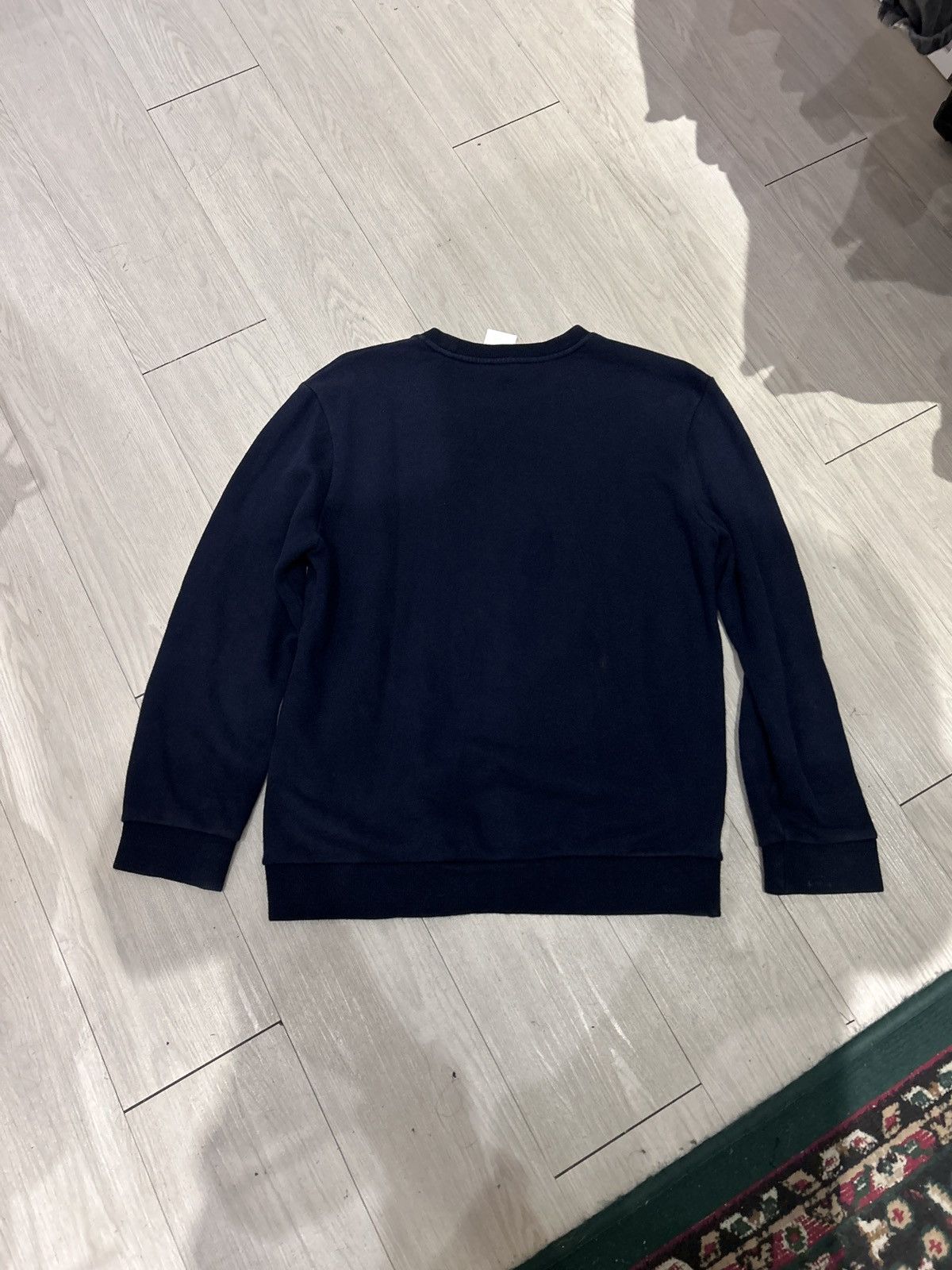 A.P.C. navy blue A.P.C. Rufus logo sweatshirt made in Japan Size S / US 4 / IT 40 - 8 Thumbnail