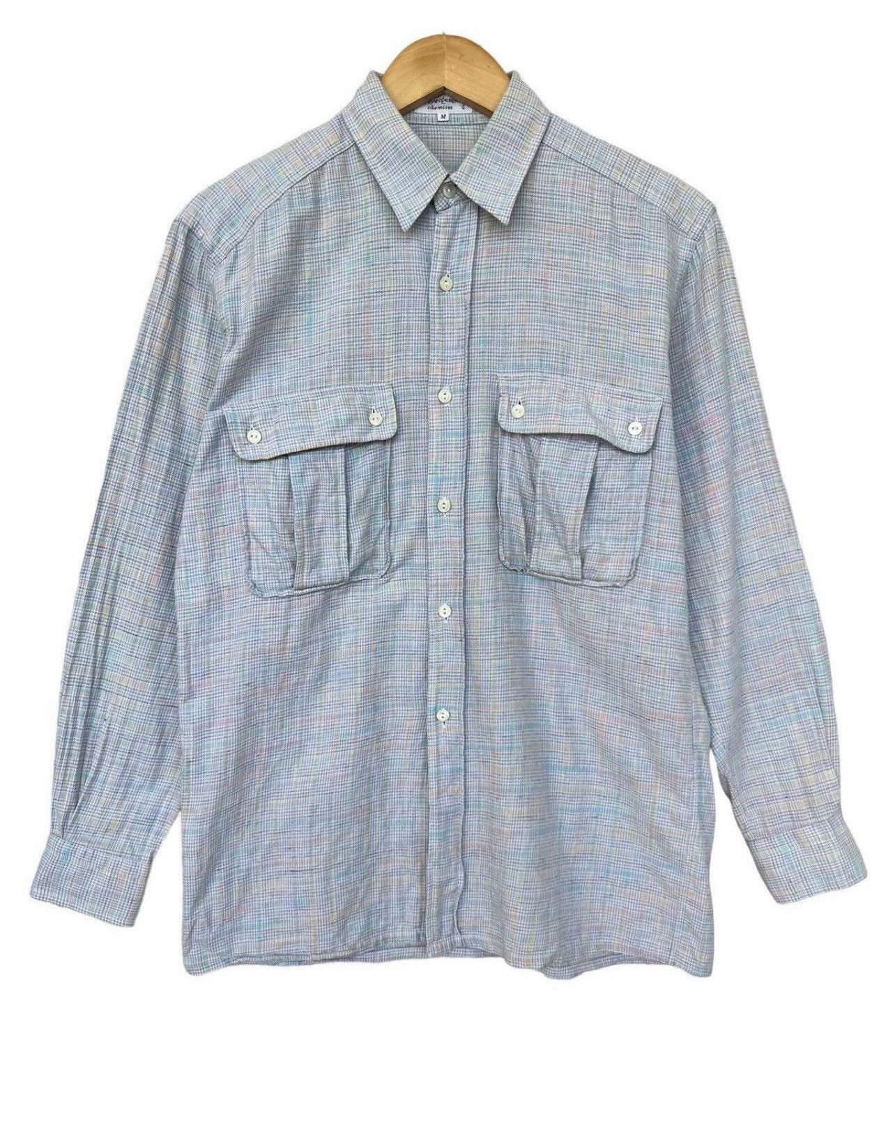 Yves Saint Laurent Vintage 90s Yves Saint Laurent Button Up Double Pocket Shirt Size US L / EU 52-54 / 3 - 1 Thumbnail