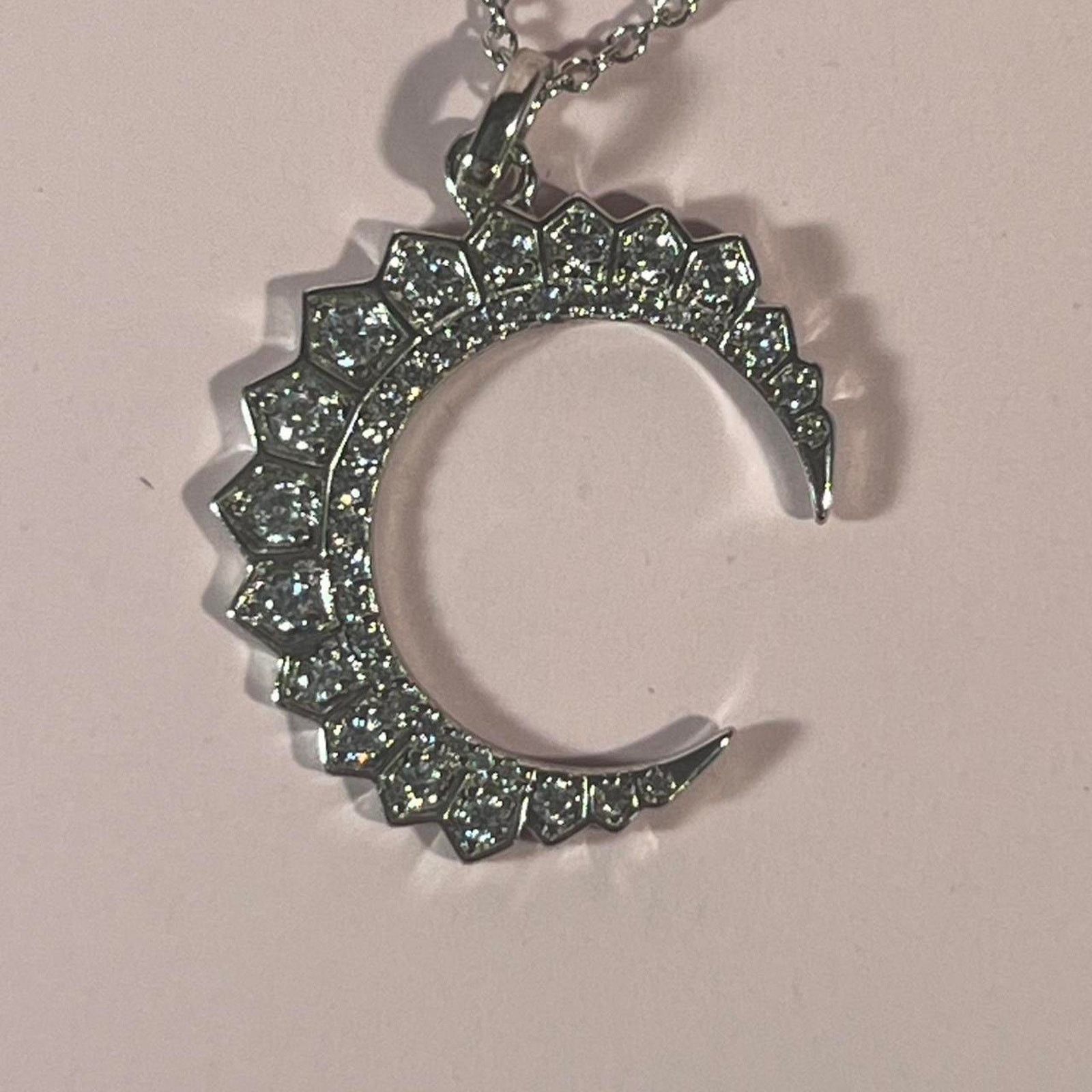 Jewelry Hespera silver moon necklace Size ONE SIZE - 3 Thumbnail