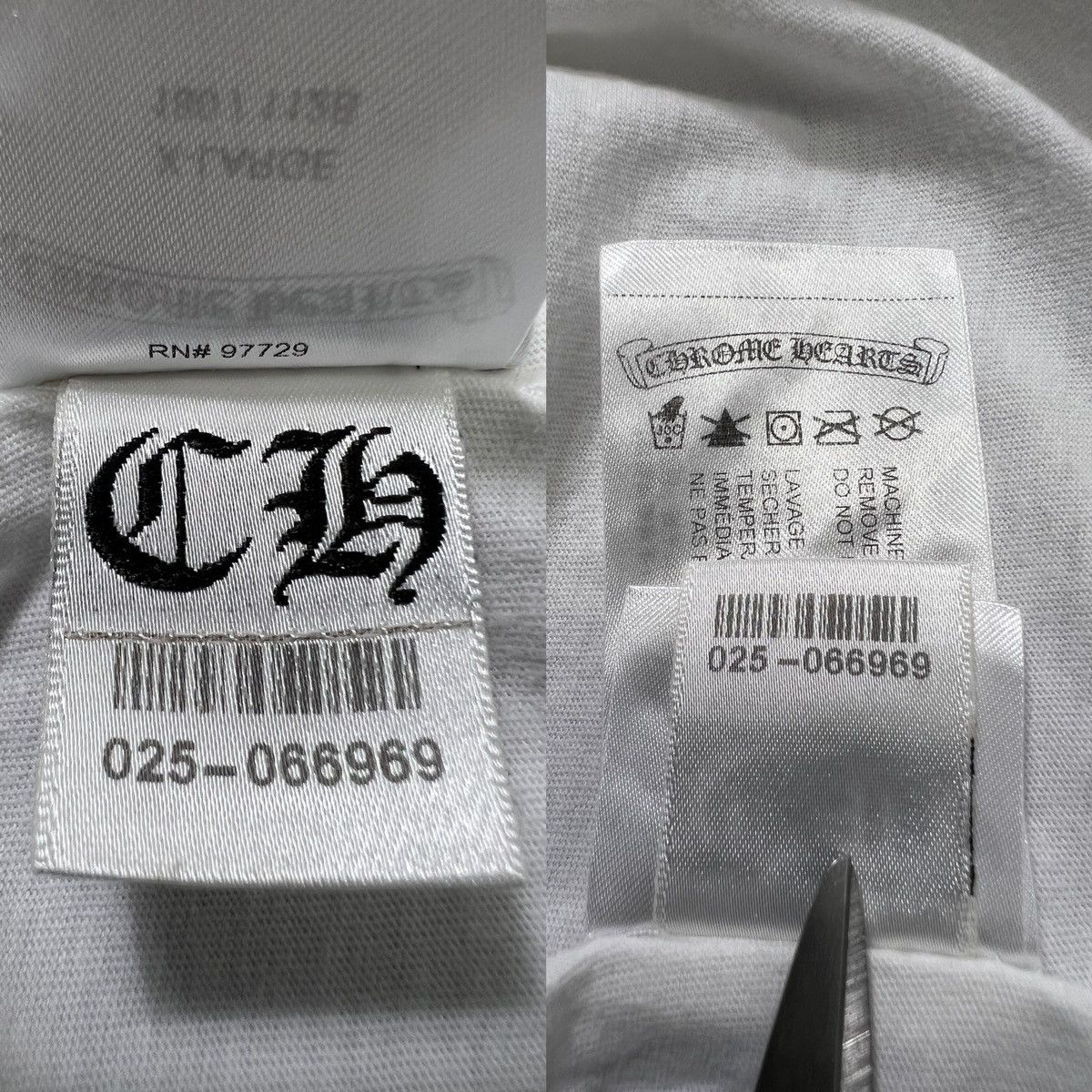 Chrome Hearts Chrome Hearts - Neck Script Logo Pocket L/S Shirt Size US XL / EU 56 / 4 - 23 Thumbnail