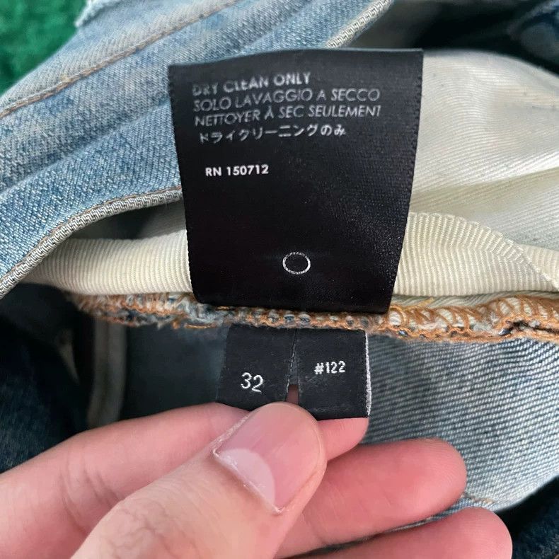 Amiri Amiri Washed blue jeans 2501-Nextarrow Size US 32 / EU 48 - 7 Thumbnail