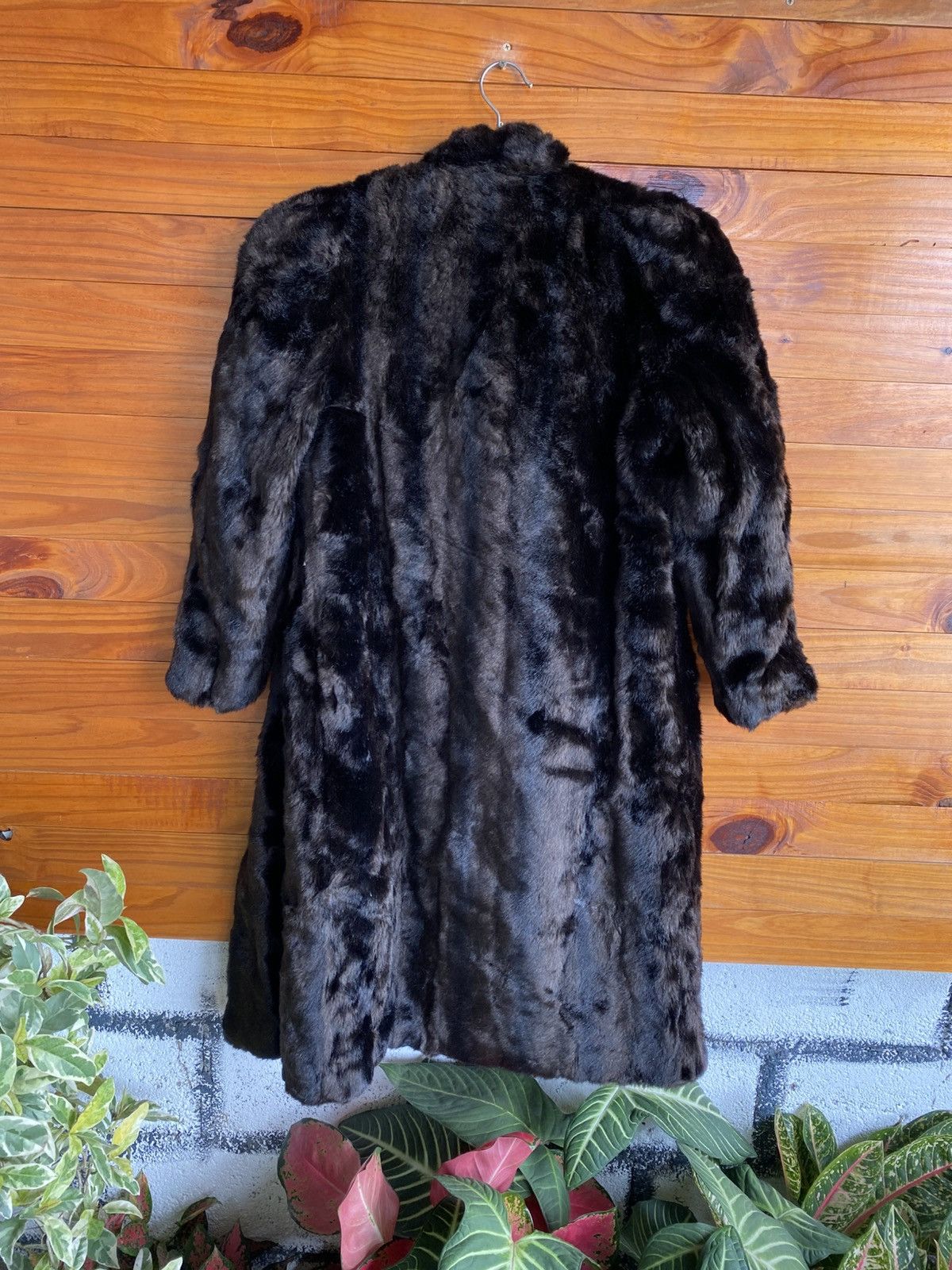 Vintage Vintage Jean Louis de Paris Faux Fur Long Coat Black Size M / US 6-8 / IT 42-44 - 12 Thumbnail