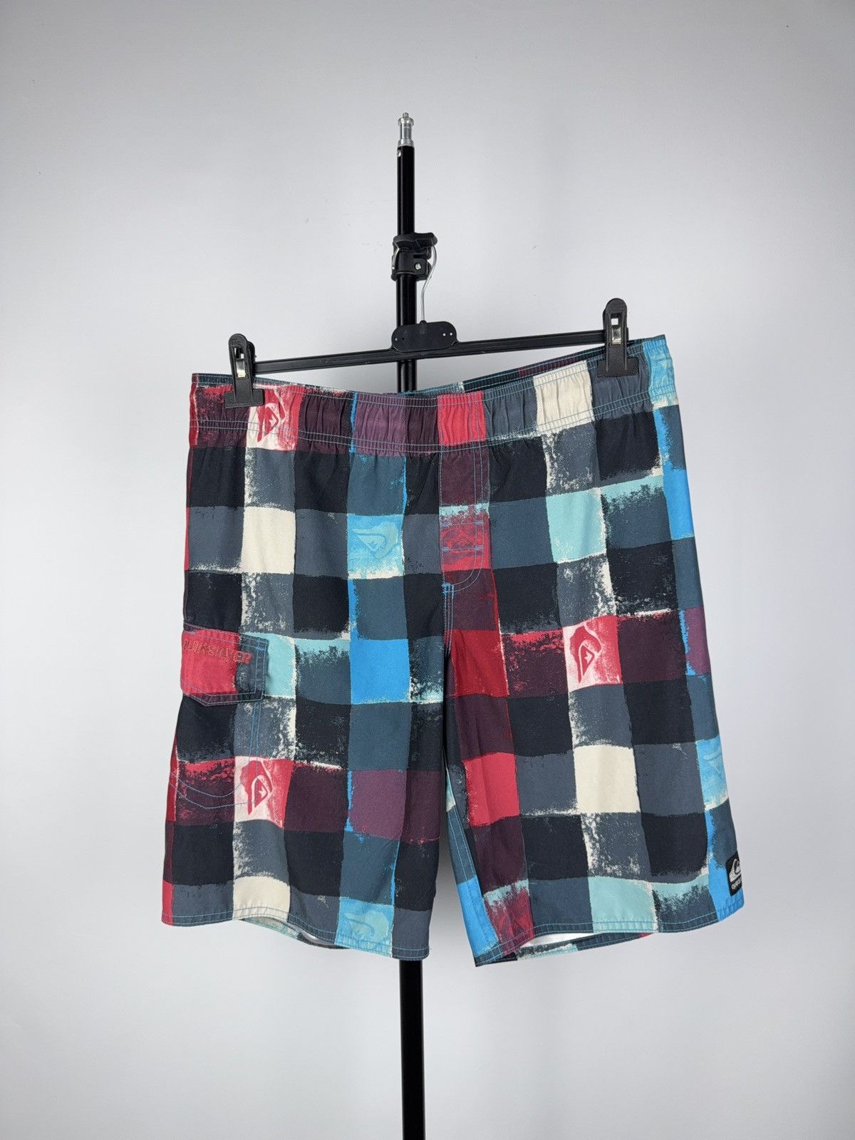 Quiksilver × Vintage Vintage 00s QUIKSILVER OVER PRINT Japanese Surf style Shorts Size US 30 / EU 46 - 1 Thumbnail