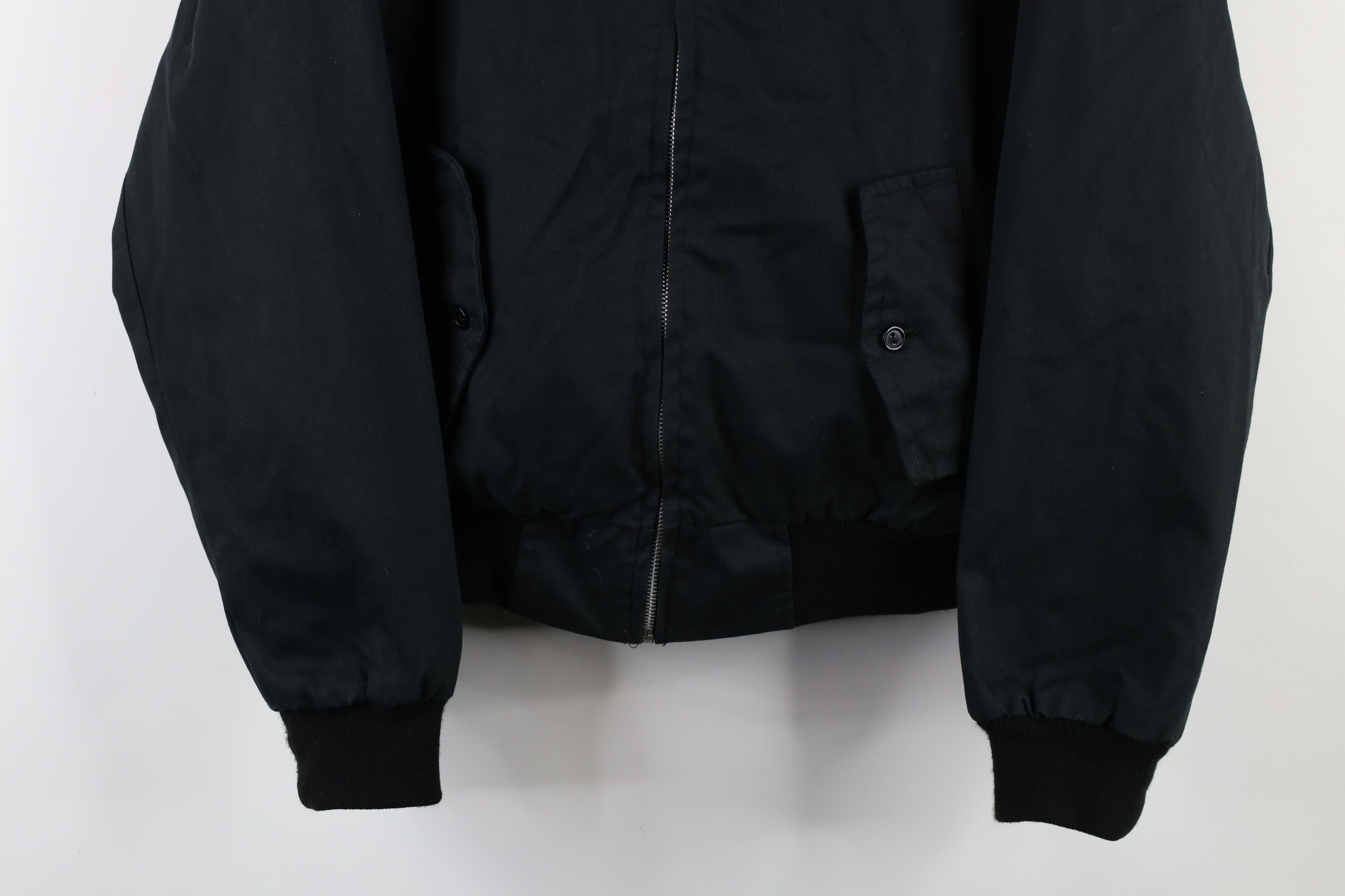 Vintage Vintage 90s Streetwear Lined Cafe Racer Bomber Jacket Black Size US M / EU 48-50 / 2 - 3 Thumbnail