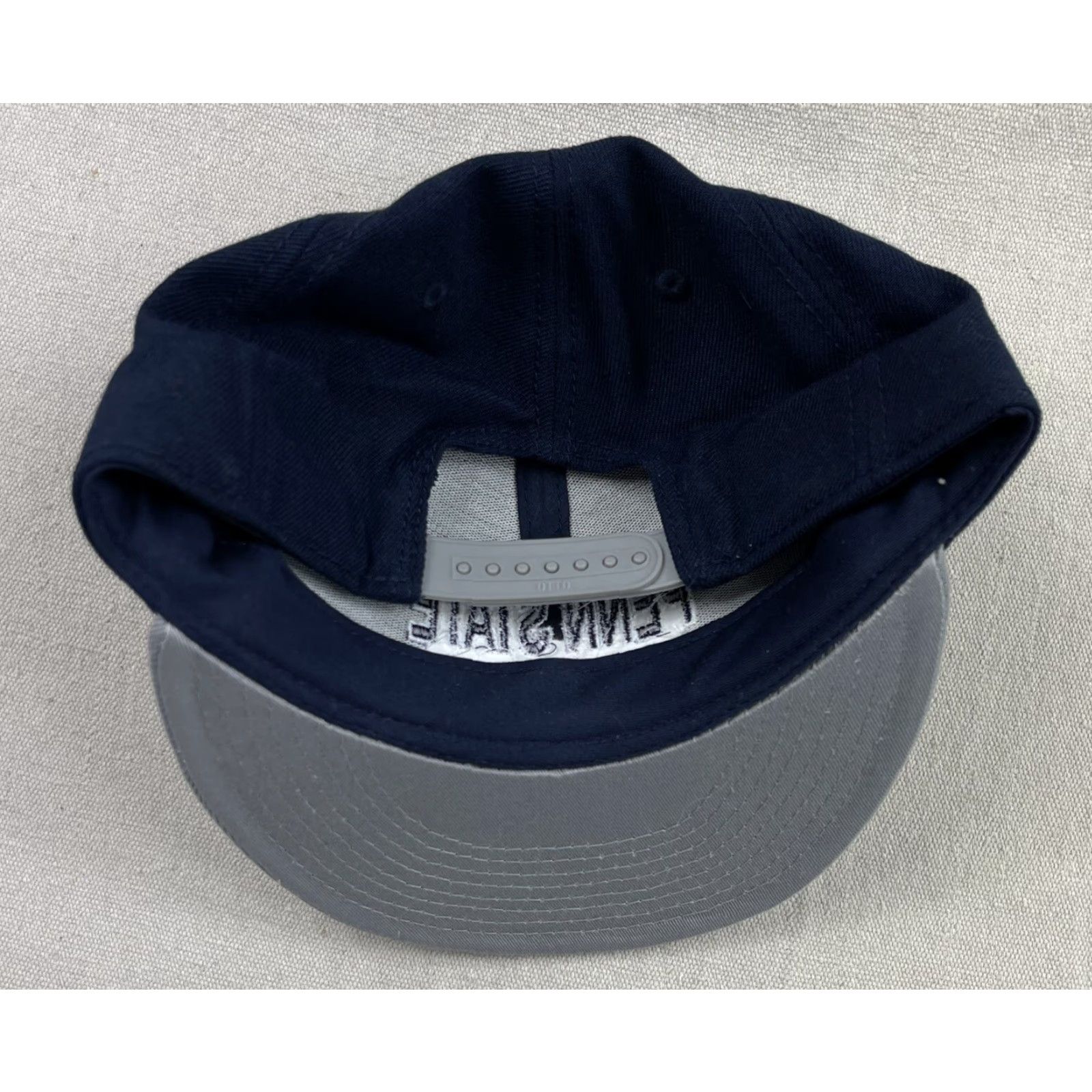 Vintage VINTAGE Penn State Hat Snapback Nittany Lions PSU Basketball Otto Cap One Size Blue Wool Blend Adjustable 90s Mens Size ONE SIZE - 3 Thumbnail