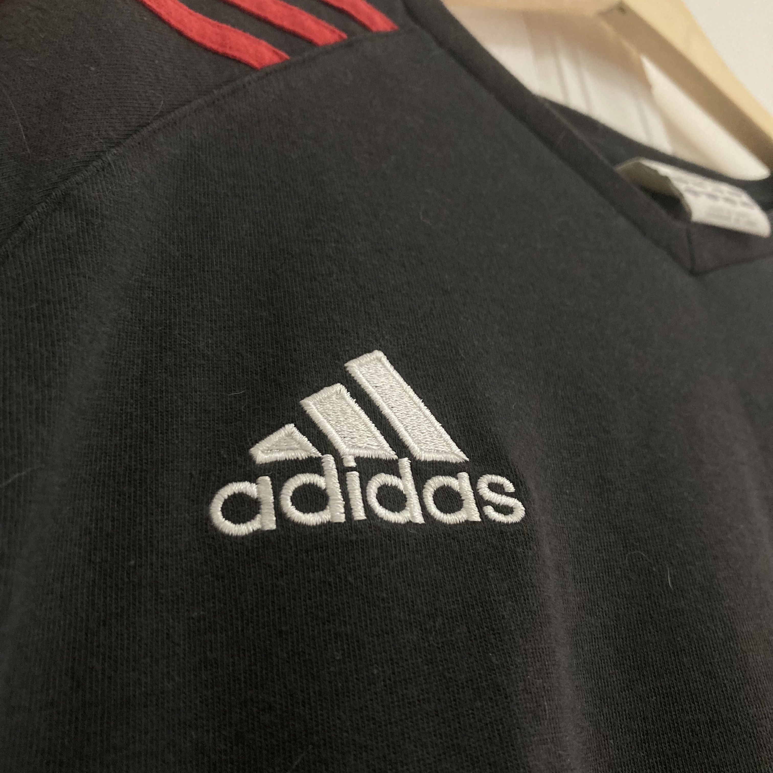 Adidas Rare AC Milan 2004/05 Cotton Adidas Tee Large Size US L / EU 52-54 / 3 - 5 Thumbnail
