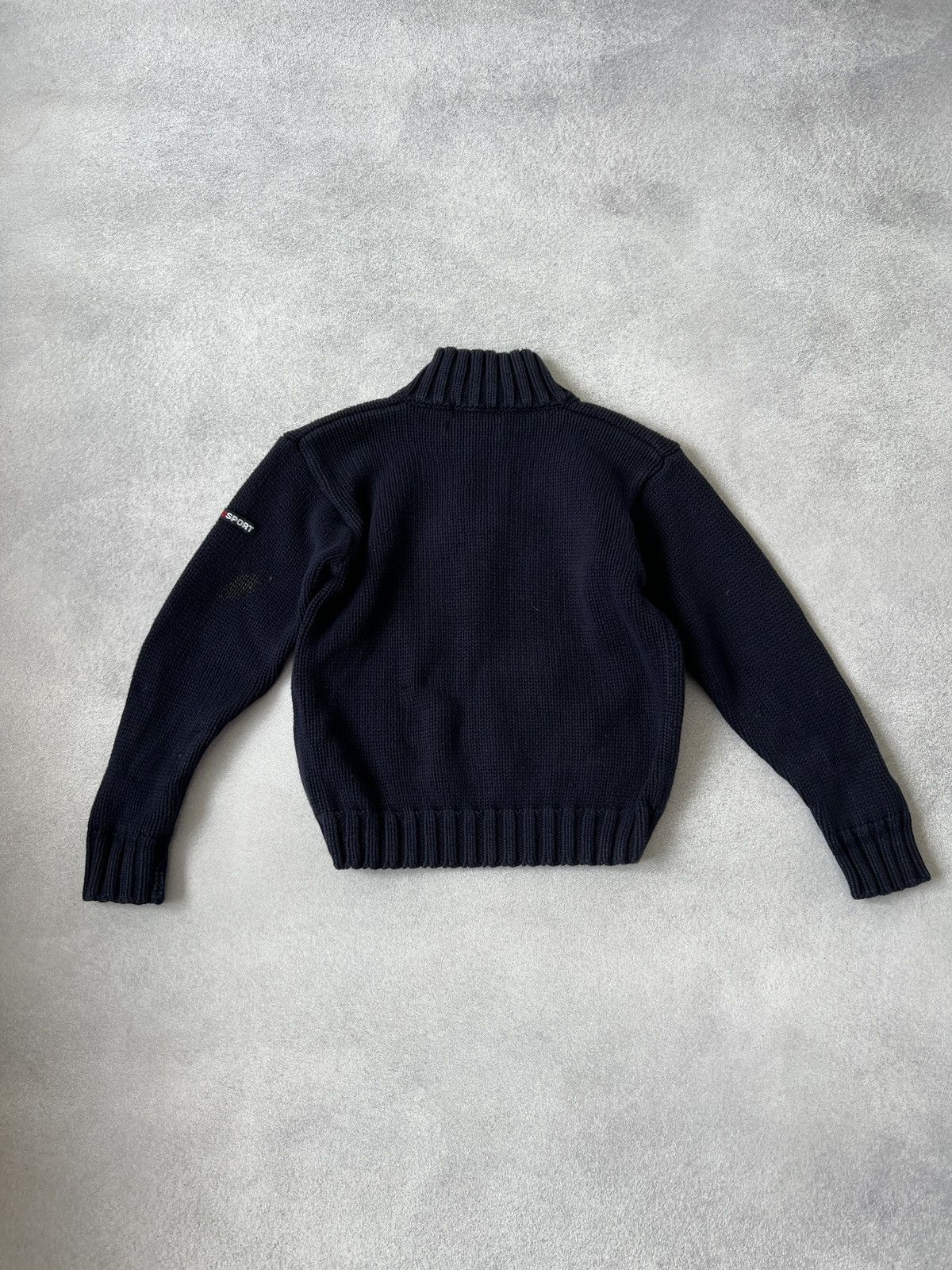 Polo Ralph Lauren × Vintage Vintage Polo Sport USA flag big logo kids sweater Size US XS / EU 42 / 0 - 9 Thumbnail