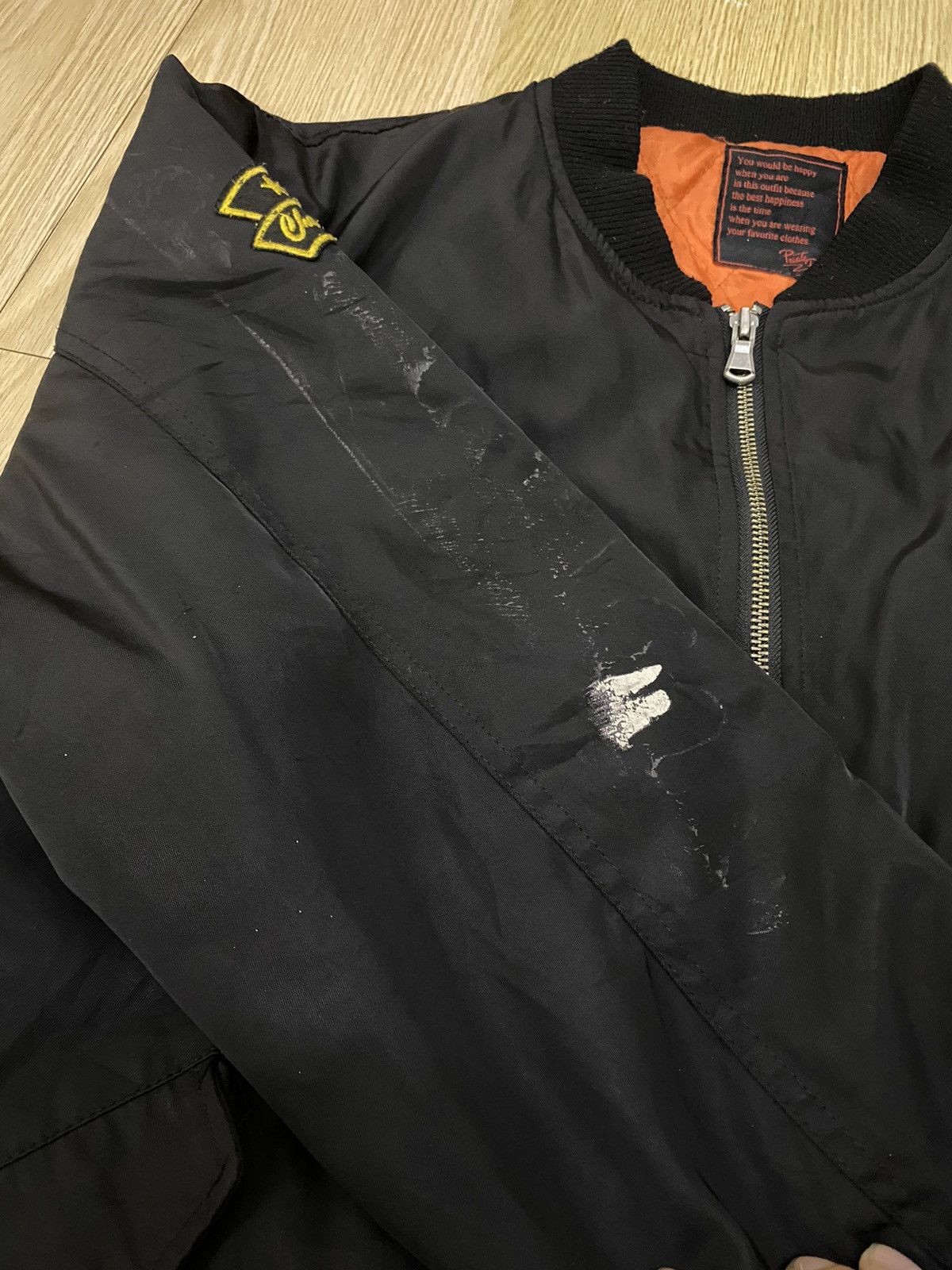 Japanese Brand Private pause patches bomber jacket Size US L / EU 52-54 / 3 - 10 Thumbnail