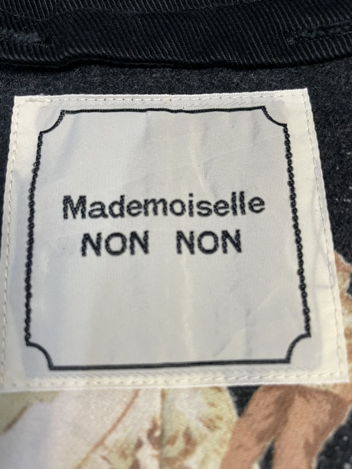 Mademoiselle Non Non 👹Vintage Mademoiselle Non Non Black Jacket Size US M / EU 48-50 / 2 - 8 Thumbnail